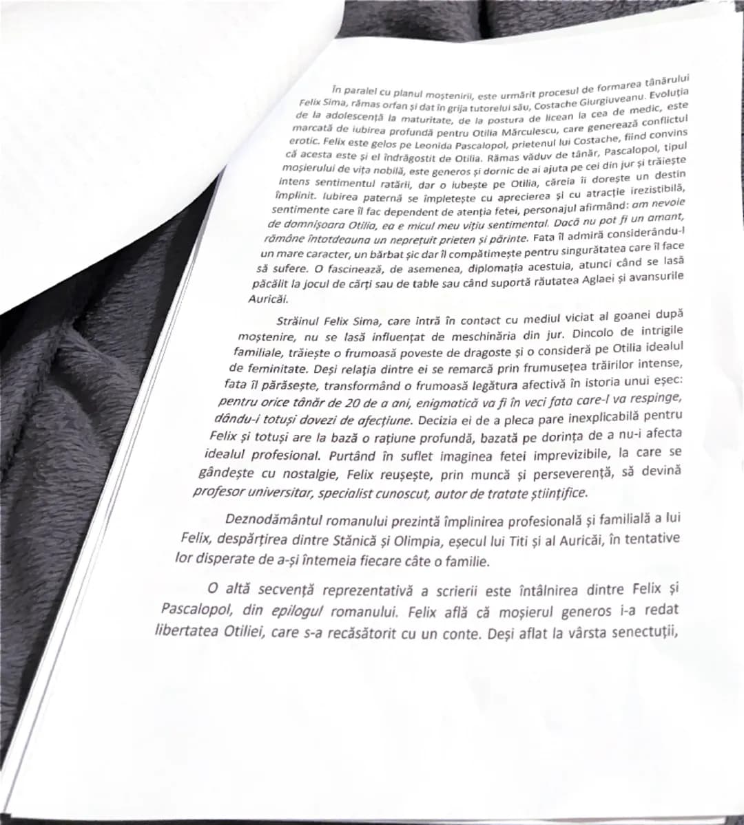 # Enigma Otiliei

de George Călinescu

-Relația dintre două personaje ale unui text narativ studiat-

1. Date despre autor

În cultura român