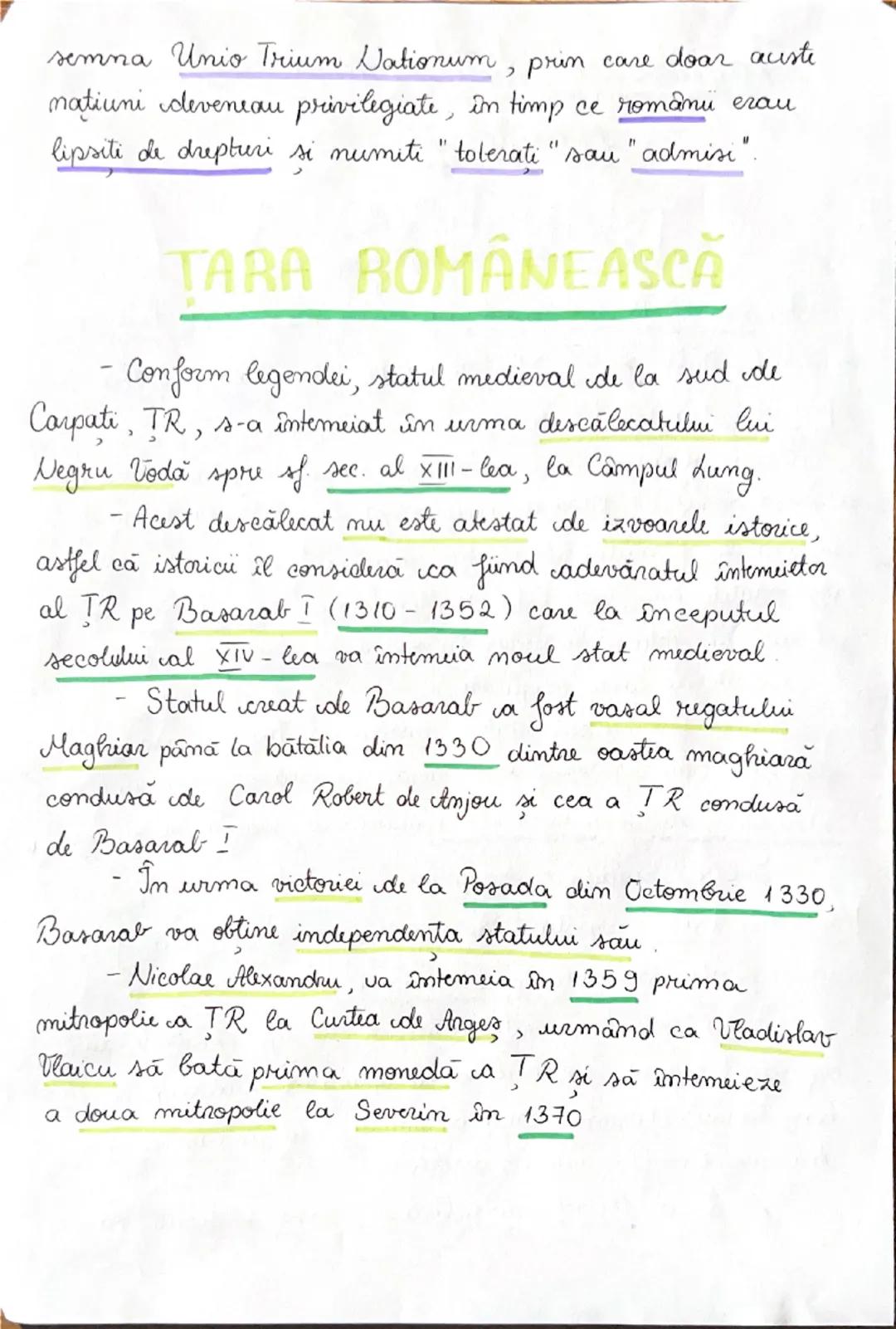 Formarea statilor medievalı
romanesti
TRANSILVANIA
In sec. val IX-lea maghiarü se vor aşeza în C. Panoniei
de unde, între sec. X-XIII vor în