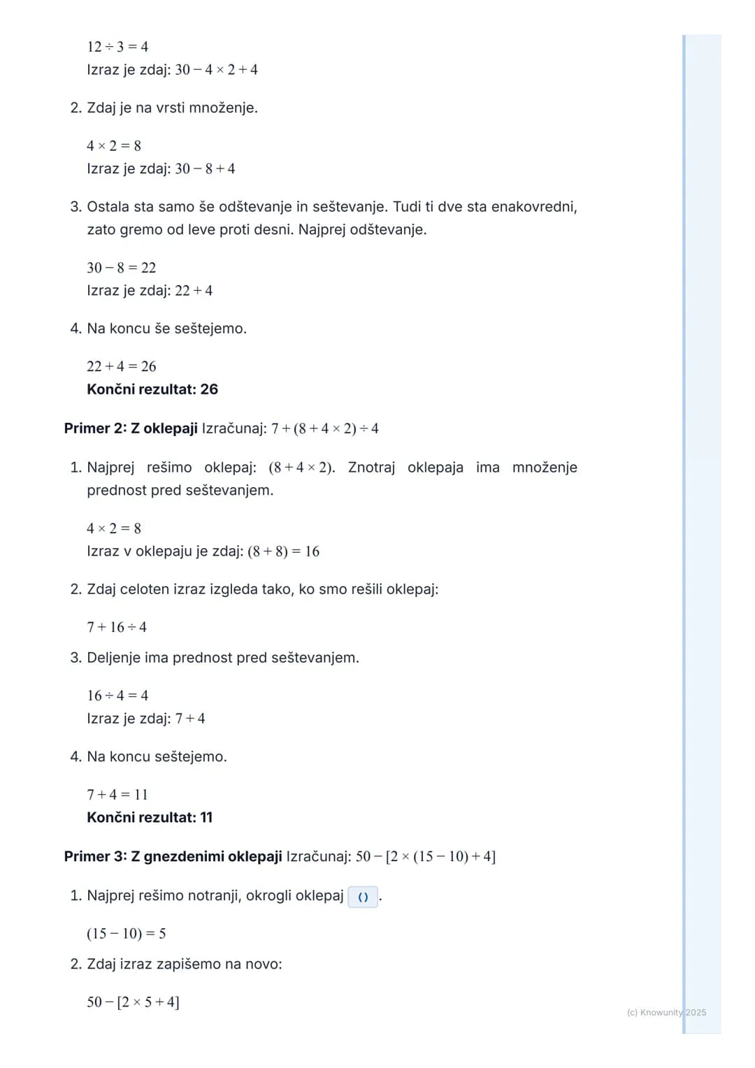 # Ponovitev in razširitev
naravnih števil

Ponovitev osnovnih računskih operacij

To je ponovitev snovi iz nižjih razredov. Naravna števila 