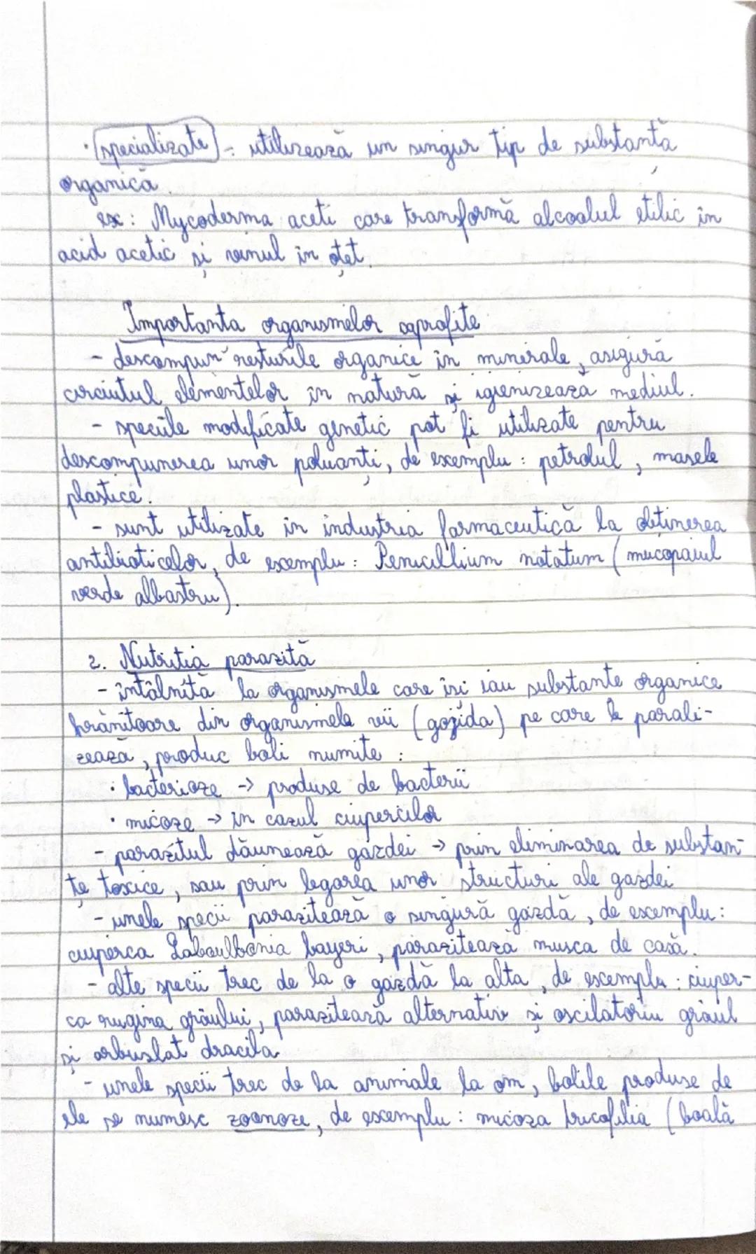 # Nutritia heterotrofă

Organismele heterotrofe se hrănesc su substante orga-
nice gata preparate.
In functie de sursa de substante organice