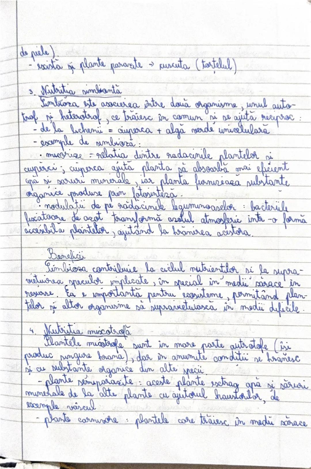 # Nutritia heterotrofă

Organismele heterotrofe se hrănesc su substante orga-
nice gata preparate.
In functie de sursa de substante organice