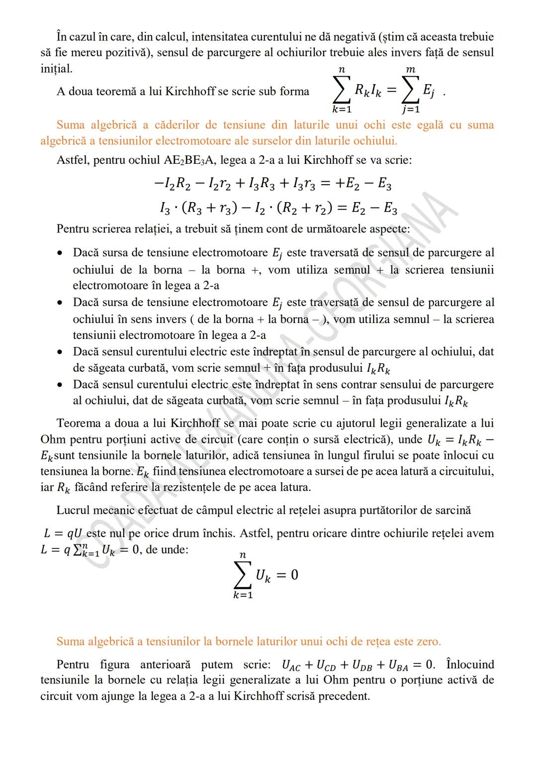 # Teoremele lui Kirchhoff

24V

8Ω

G H

4Ω B 4Ω

A C

12V

3Ω

2Ω

F D E

3A

VA

*   Noduri: - puncte de ramificație în care sunt intercon