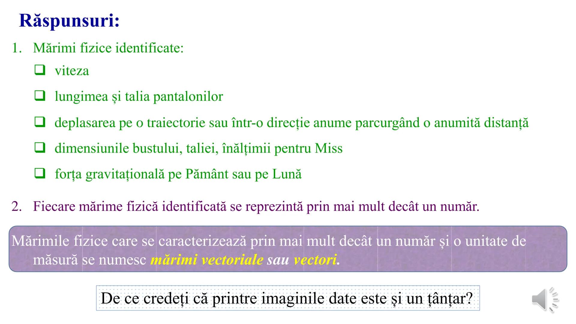 # Mărimi scalare și mărimi vectoriale
(scalari și vectori) --- OCR Start ---
Ce mărimi fizice identifici privind imaginile?
32kg
+
POWER
24.