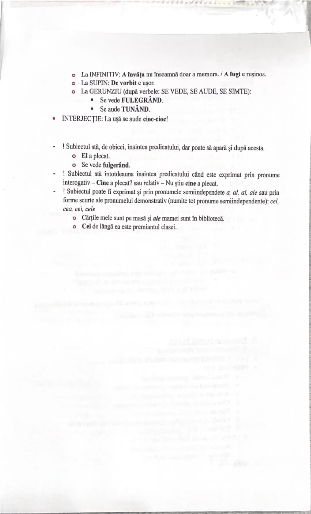 1) Definiţie!
SUBIECTUL
Subiectul este partea PRINCIPALĂ de propoziție care arată:
CINE face acțiunea exprimată de un predicat verbal activ 