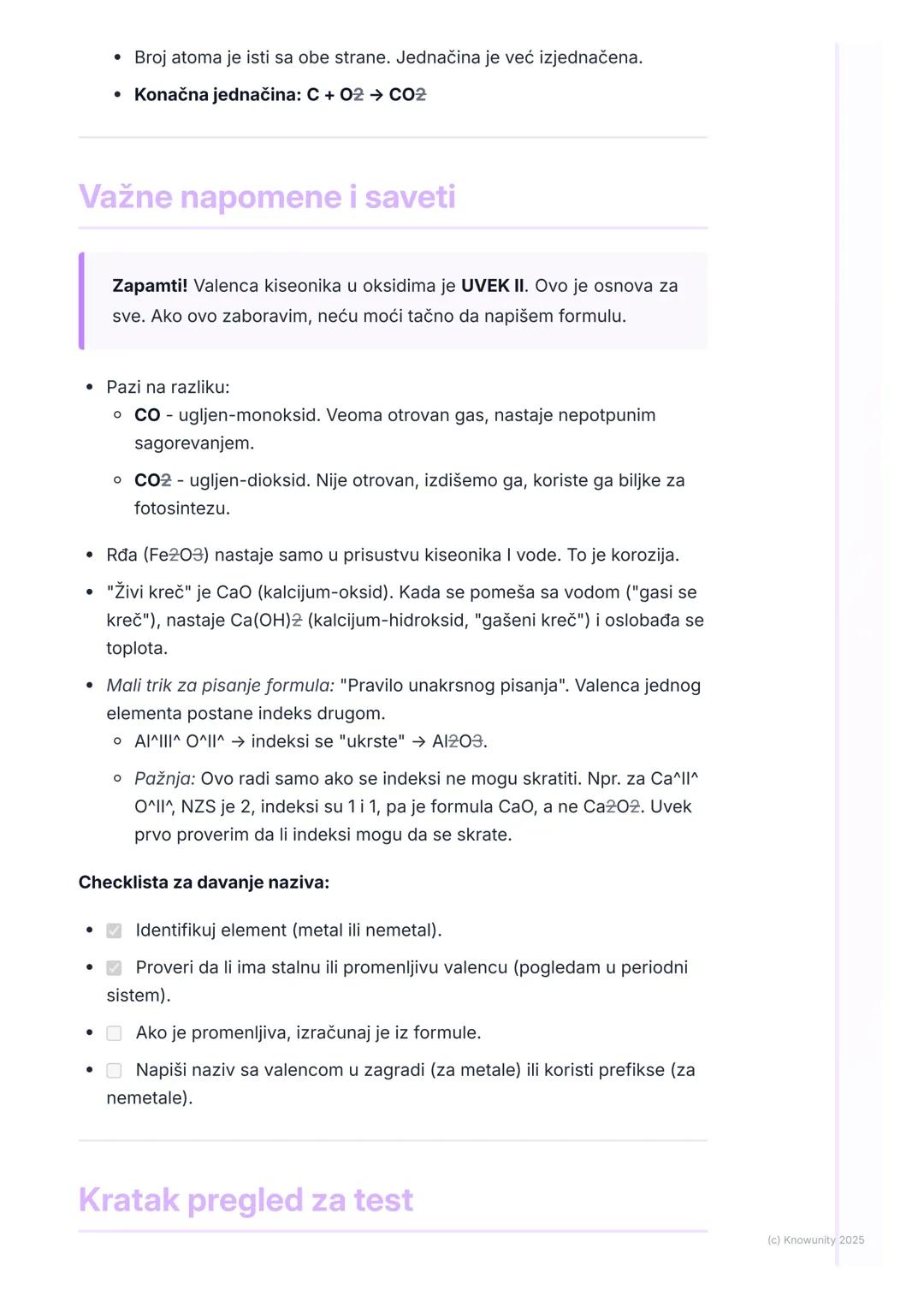 # Oksidi

Uvod u okside

Oksidi su hemijska jedinjenja koja nastaju kada se neki hemijski element
sjedini sa kiseonikom. Pošto je kiseonik v