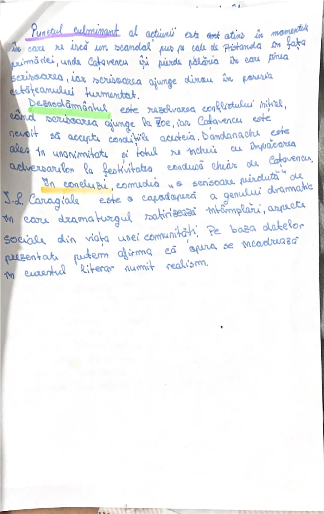 # O scrisoare pierdută
# de I.L. Caragiale

Opera literară "O scrisoare pierdută" este o comedie
de moravuri speciale și politice scrisă de 