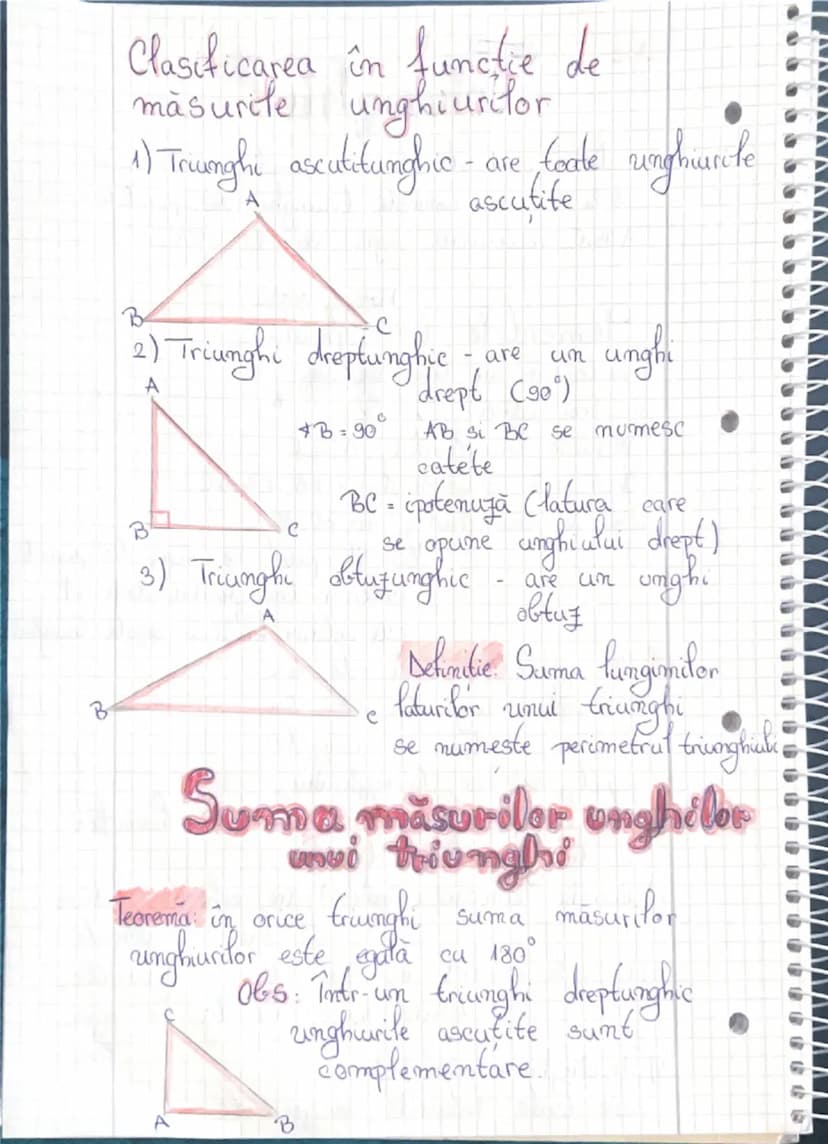 # Triunghiul

Definiție: Fiind date trei puncte necoliniare
A, B și C se numește triunghi de punctele
A, B, C reuniunea segm. AB∪BC∪CA

Nota