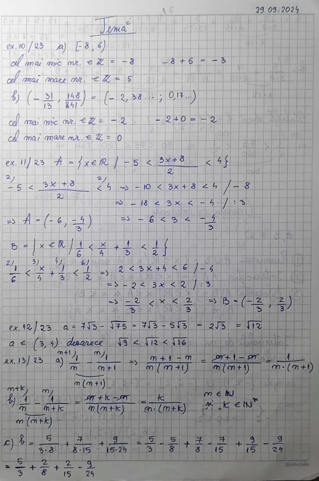 # $\frac{5}{3 \cdot 8} + \frac{1}{8 \cdot 15} + \frac{3}{15 \cdot 24} = \frac{3}{8 \cdot 15} + \frac{9}{15 \cdot 24} = \frac{15 \cdot 5 + 7 