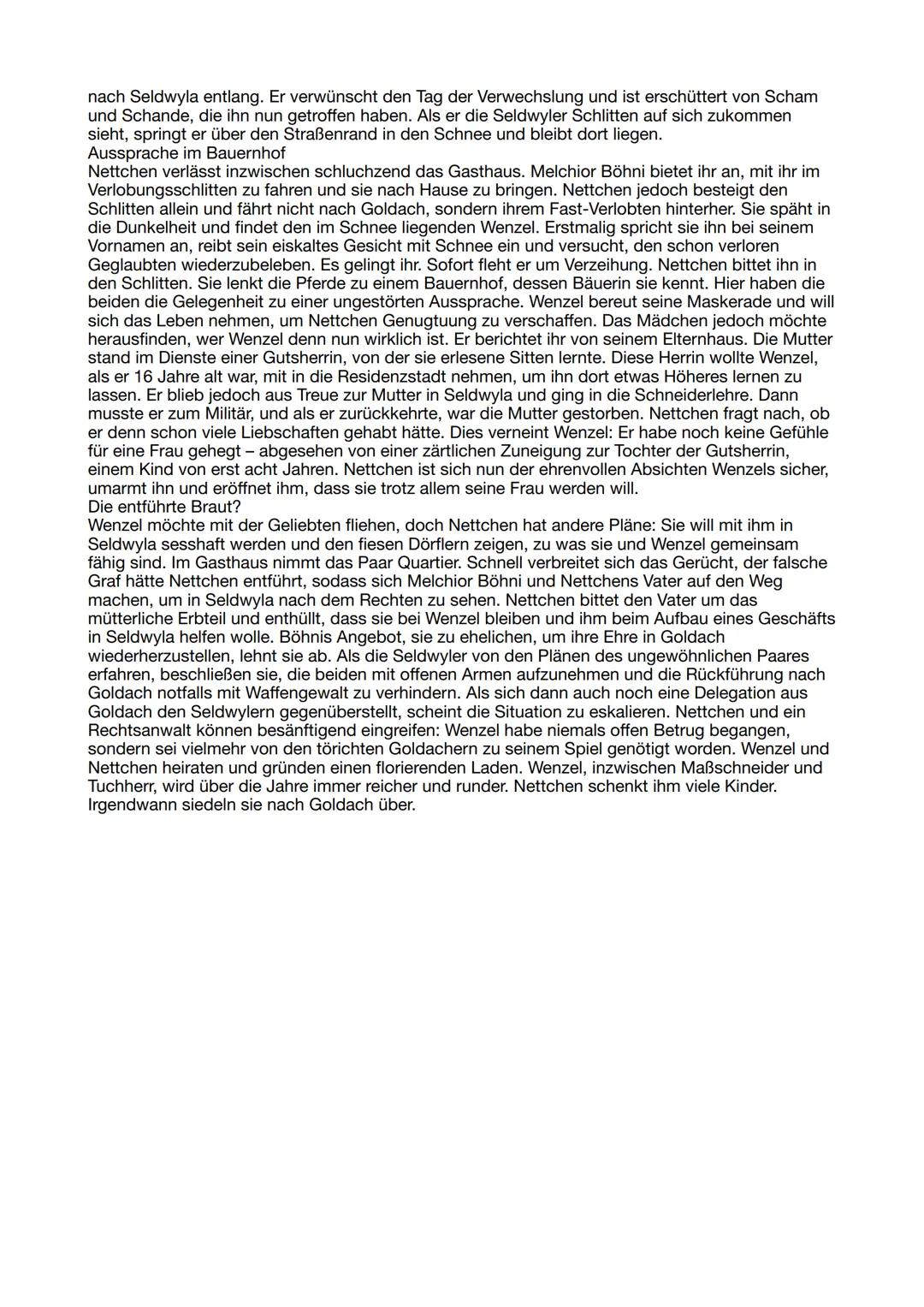 # Inhaltsangabe Kleider machen
# Leute

Eine verhängnisvolle Verwechslung

An einem trüben Novembertag marschiert der Schneidergeselle Wenze