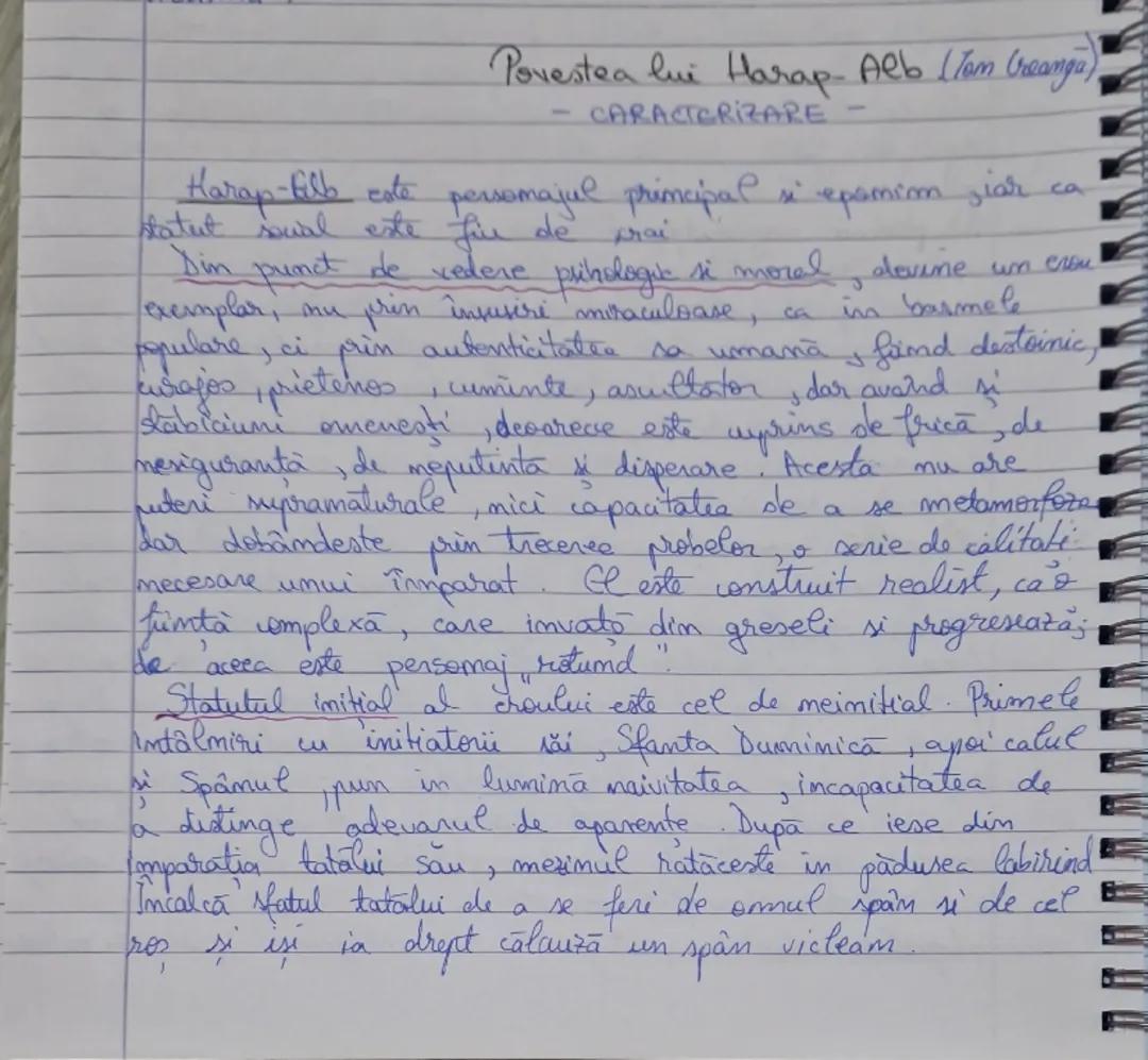 Harap-Alb: Povestea lui Ion Creangă și caracterizarea personajului principal