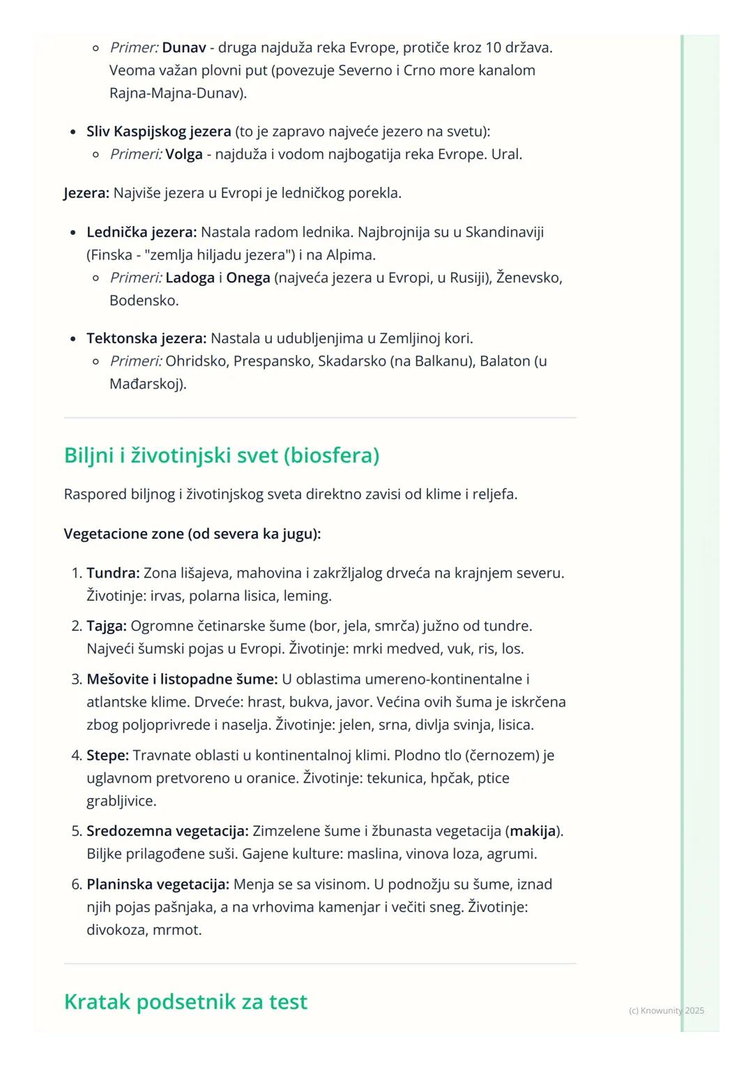 # Prirodne odlike Evrope (reljef,
klima, hidrografija, biljni i
životinjski svet)

Prirodne odlike Evrope

Evropa je kontinent sa veoma razn