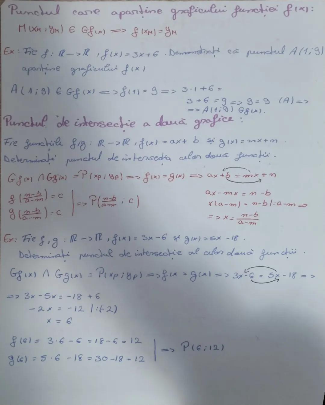# Functia

# De Gradul I

Forma generală a funcției : fix) = ax +b

Rezalvare: Grafioul funcţiei de gradul I

este o dreapta

Bac: Subiecte 
