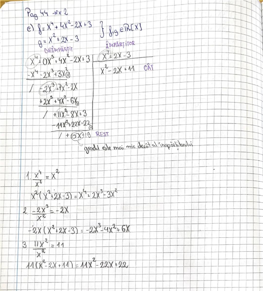 6.2.25 4. Impartirea polinoamelor

Teorema împartirii cu rest

8.ge C.[x] (kCxJ,k-corp.comutativ)

=> 3q, 2e [[x] (k[x]); f = 9.9 +2, grad 2