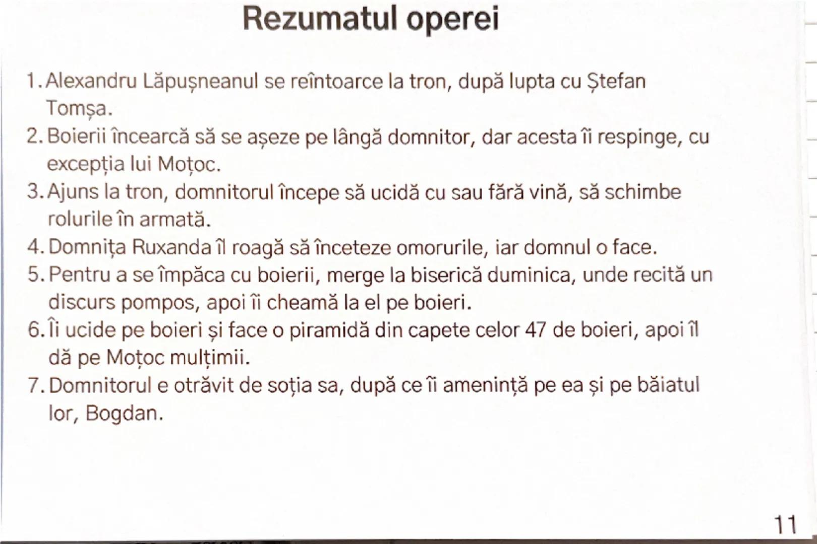 # Alexandru Lăpușneanul

Costache Negruzzi

1840 # Personajele operei

*   Alexandru Lăpuşneanul - domnitorul, "tiranul operei"
*   Domniţa 