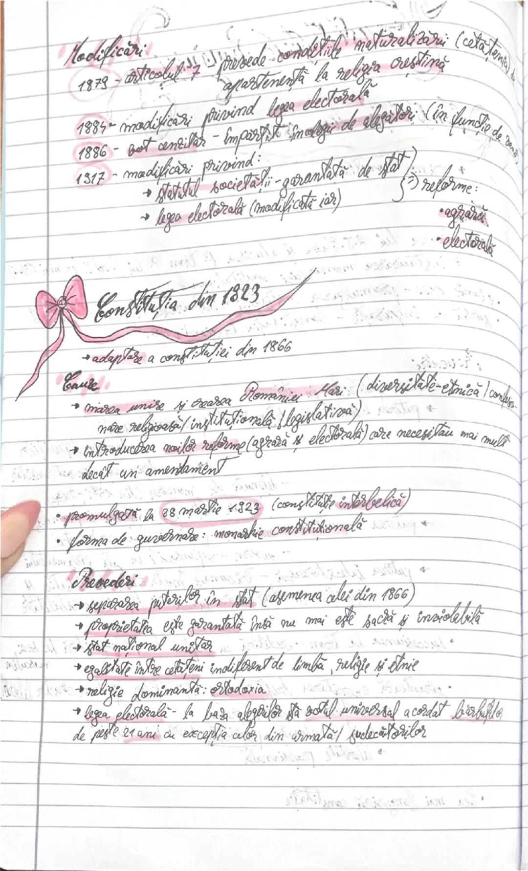 # Constitutiile Romaniei

Constitutia din 1866

- prima constitutie

### Cauze

- Abdicarea lui A-J.Cuza si aducerea pe tron a lui Carol I (