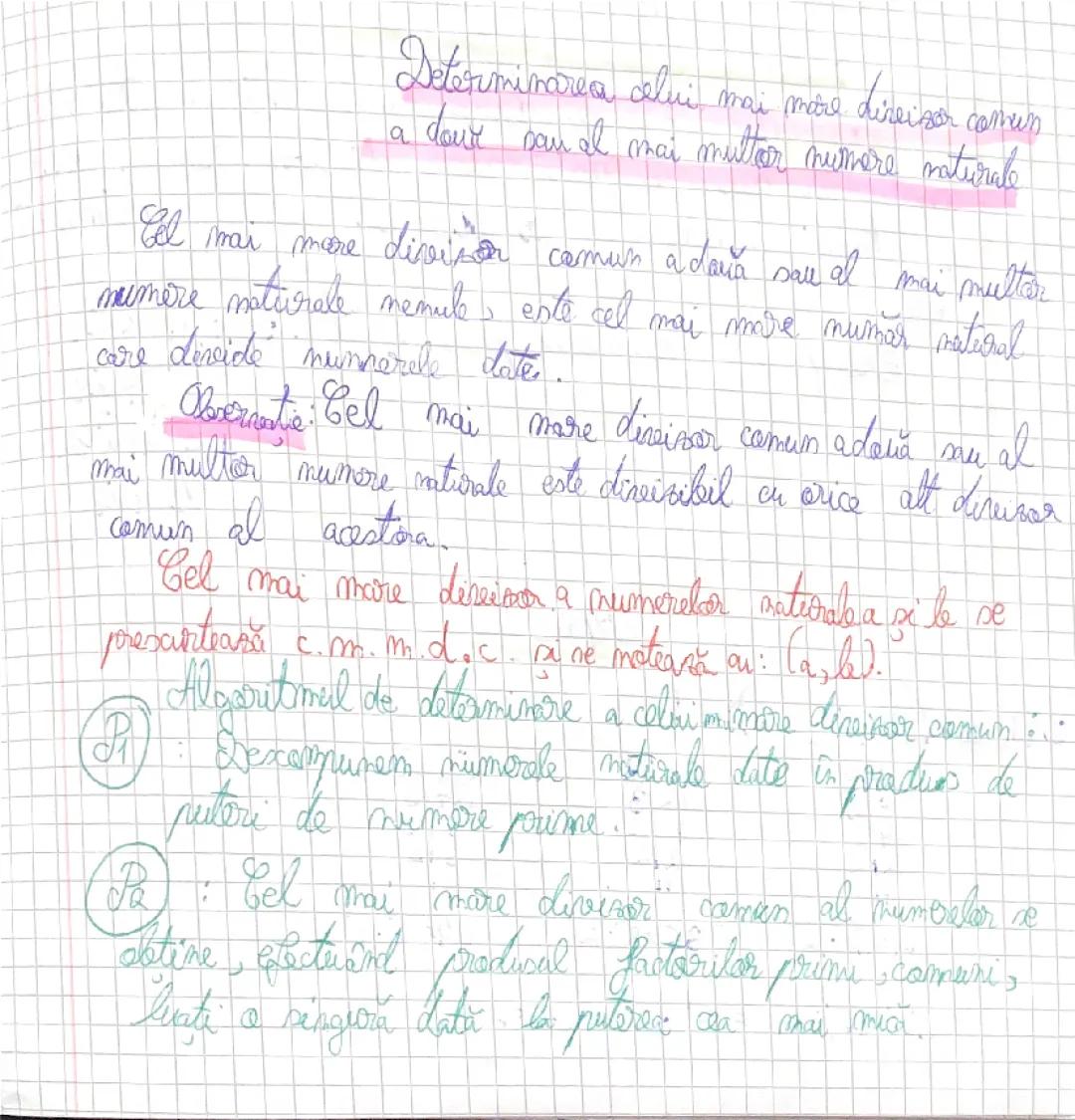 Cel mai marea divizor comun