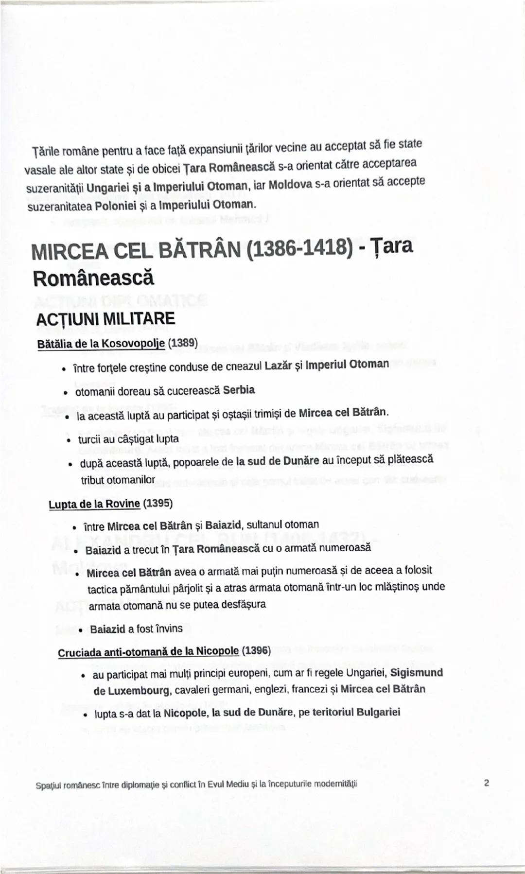 # Spațiul românesc între
diplomație și conflict în Evul
Mediu și la începuturile
modernității

# INTRODUCERE

în secolele XIV-XV, pe plan ex