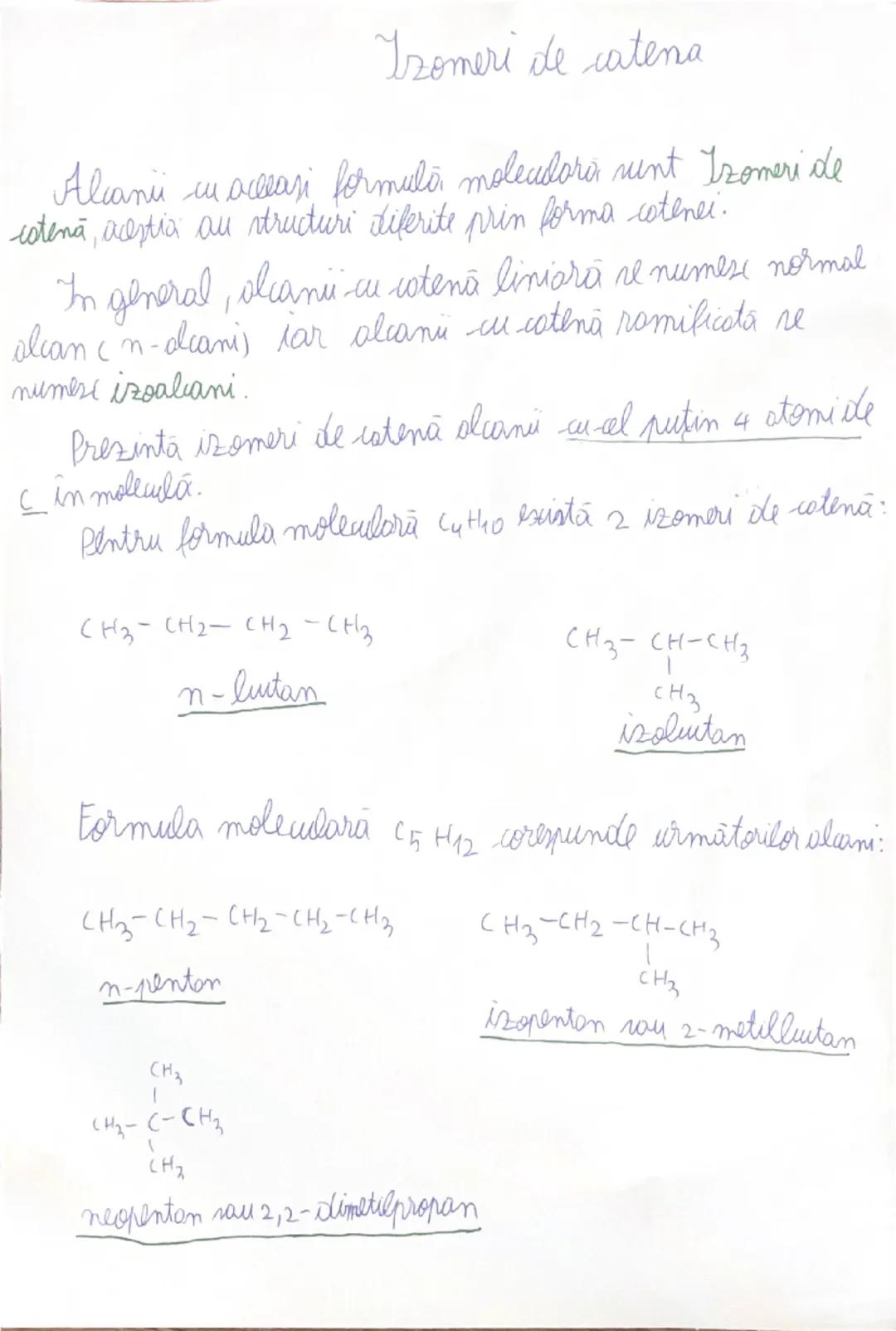 Alcani
Alcanii sunt hidrocarburi saturate aciclice - cu
catenă liniară sau ramificată (numai legături C-C, C-H)
Ex:
HH
H-C-C-H
HH
etan
(CH3-