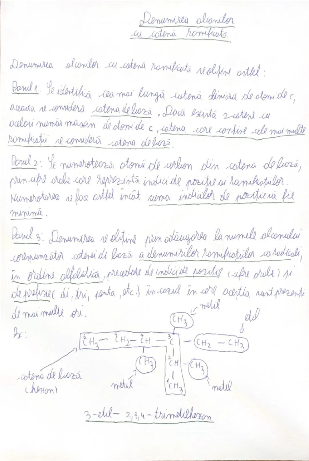 Alcani
Alcanii sunt hidrocarburi saturate aciclice - cu
catenă liniară sau ramificată (numai legături C-C, C-H)
Ex:
HH
H-C-C-H
HH
etan
(CH3-