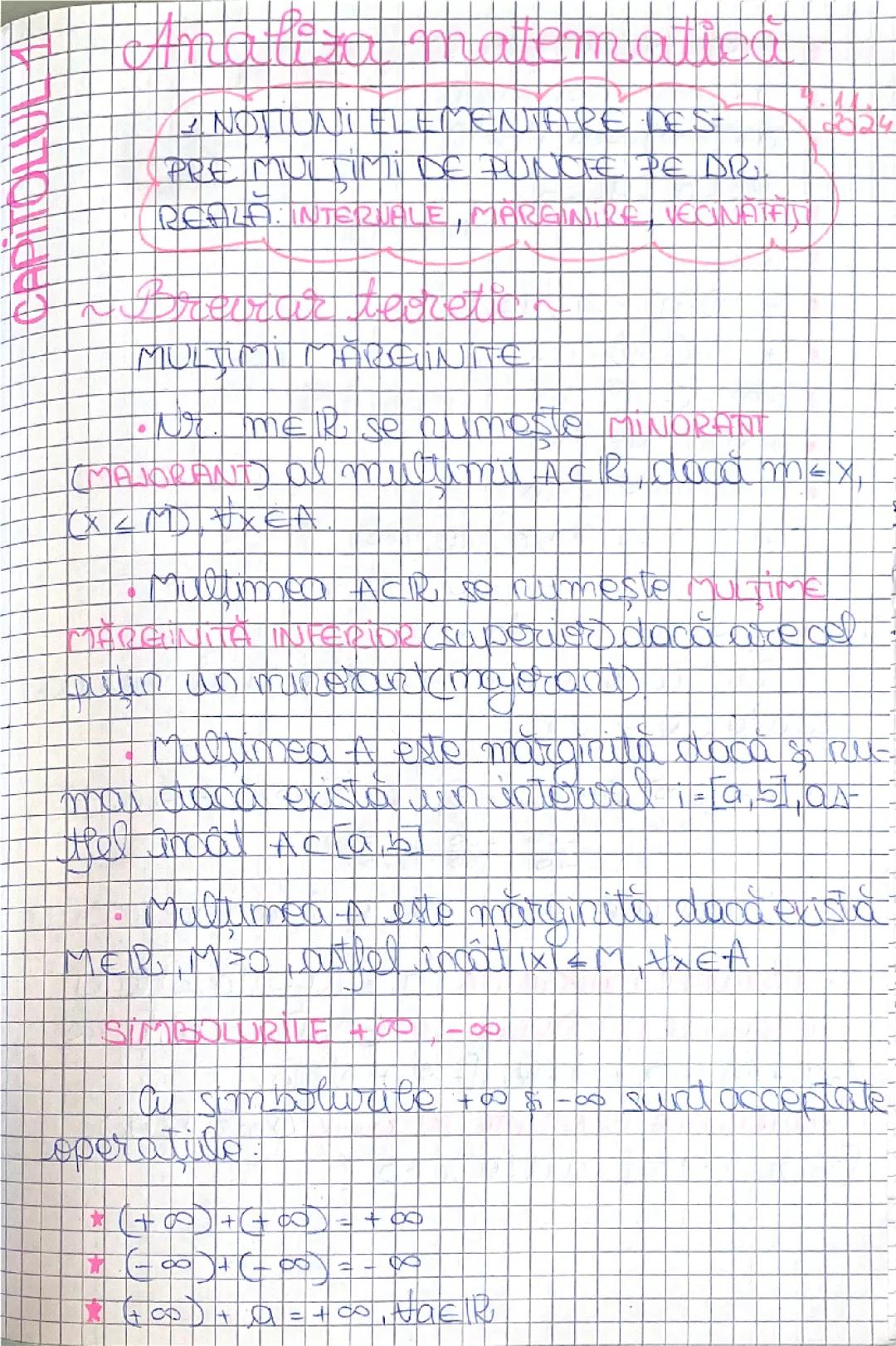 ANALIZA MATEMATICĂ-Matematică 