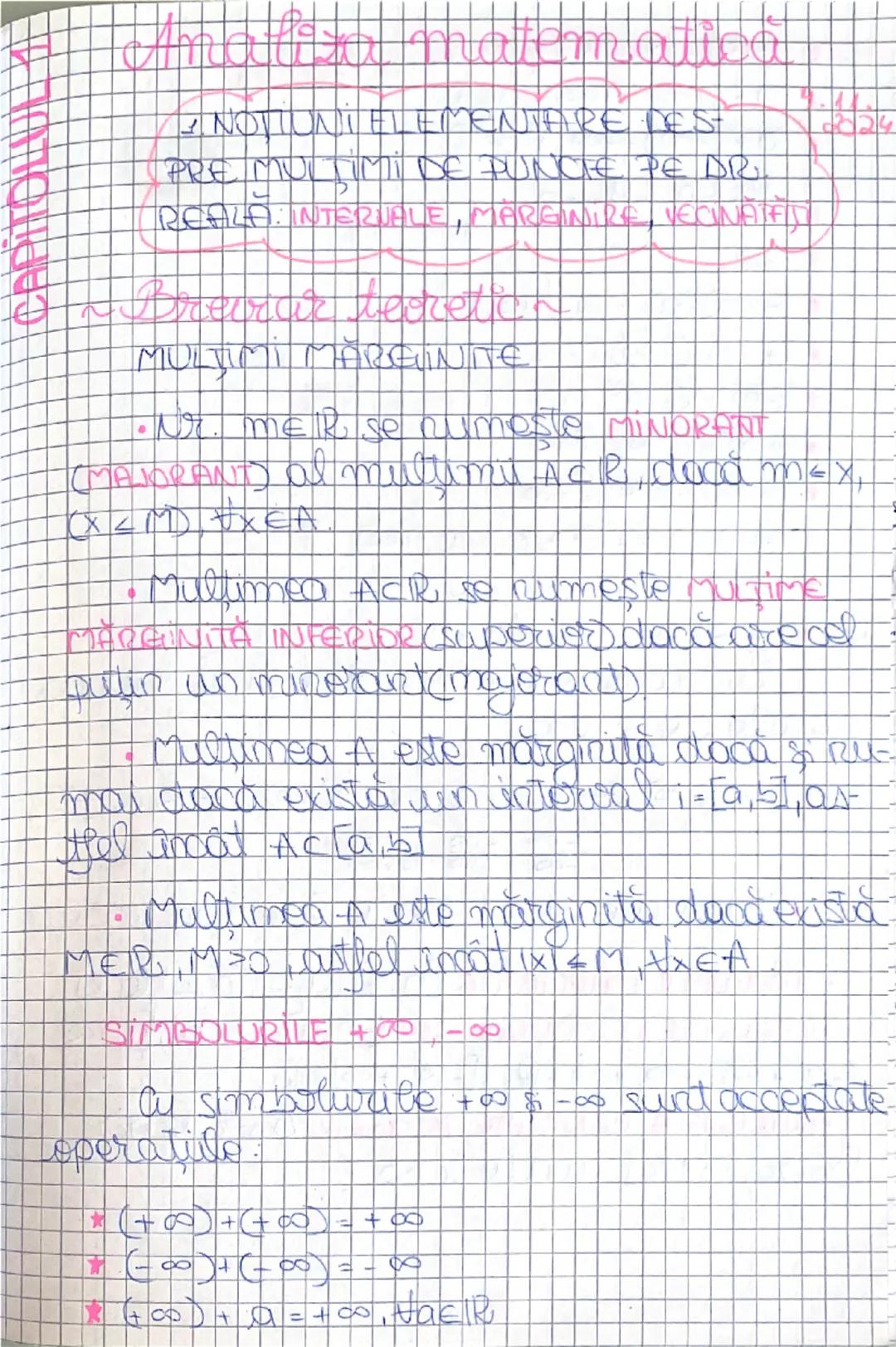 * $(-∞) + a = -∞, ∀ a ∈ ℝ$
* $a + (+∞) = +∞, ∀ a ∈ ℝ$
* $a + (-∞) = -∞, ∀ a ∈ ℝ$
* $\frac{a}{+∞} = 0$, $\frac{a}{-∞} = 0$
* $\frac{a}{-∞}$
*