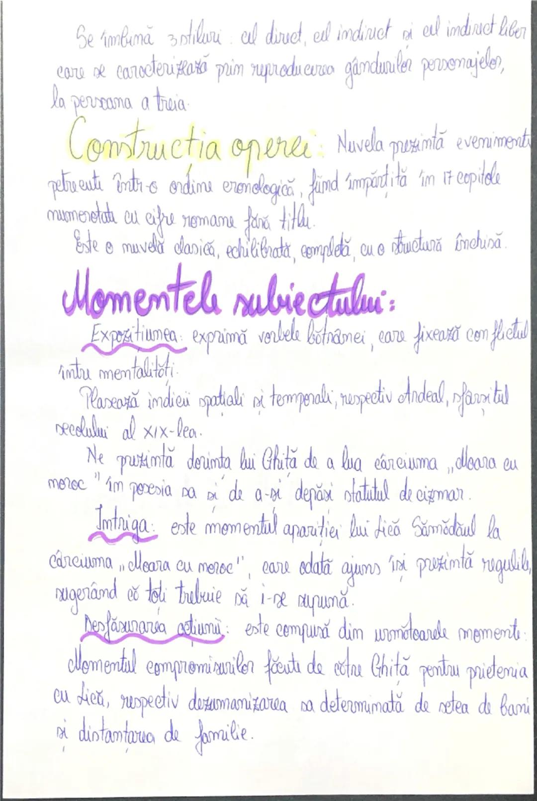 --- OCR Start ---
MOARA CU
1188 MOARA
NOROC
de Joan Slovici
Genul epic: cuprinde toate operele literare,
în care cu ajutorul actiuni si al p