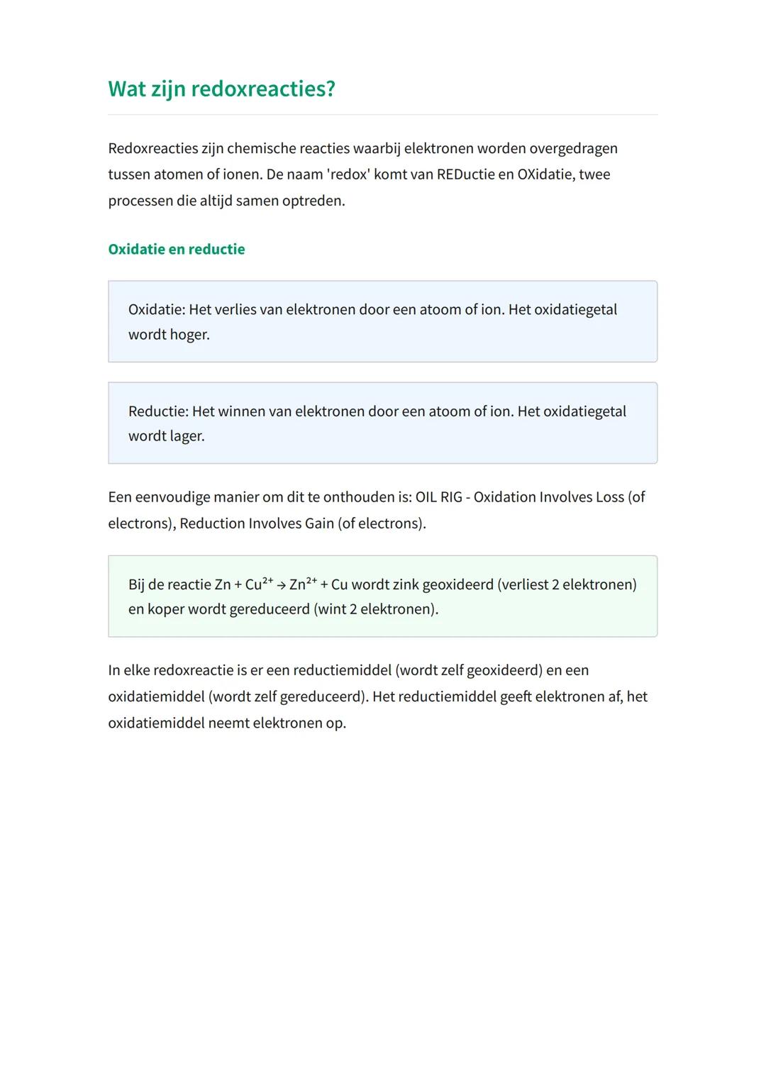 Elektrochemie: Redoxreacties en
halfreacties
Begrijpen van redoxreacties, halfreacties en elektrochemische cellen
Scheikunde Grade 12 Nether