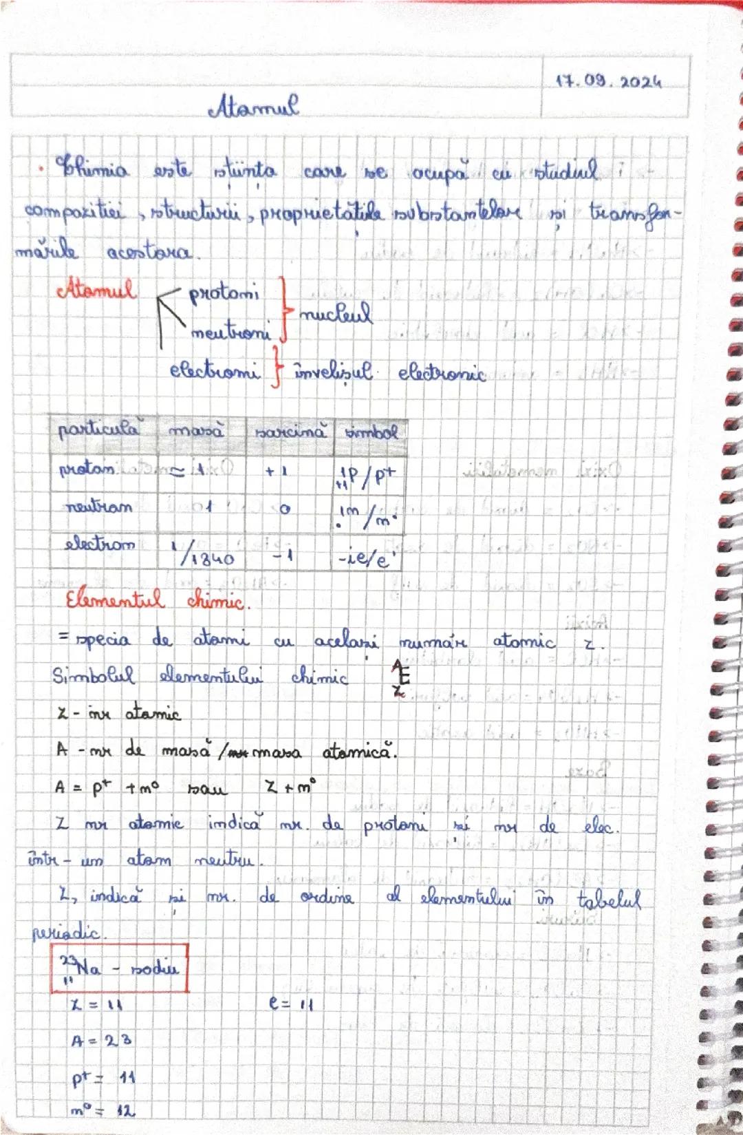 CHIMIE CLASA 9 