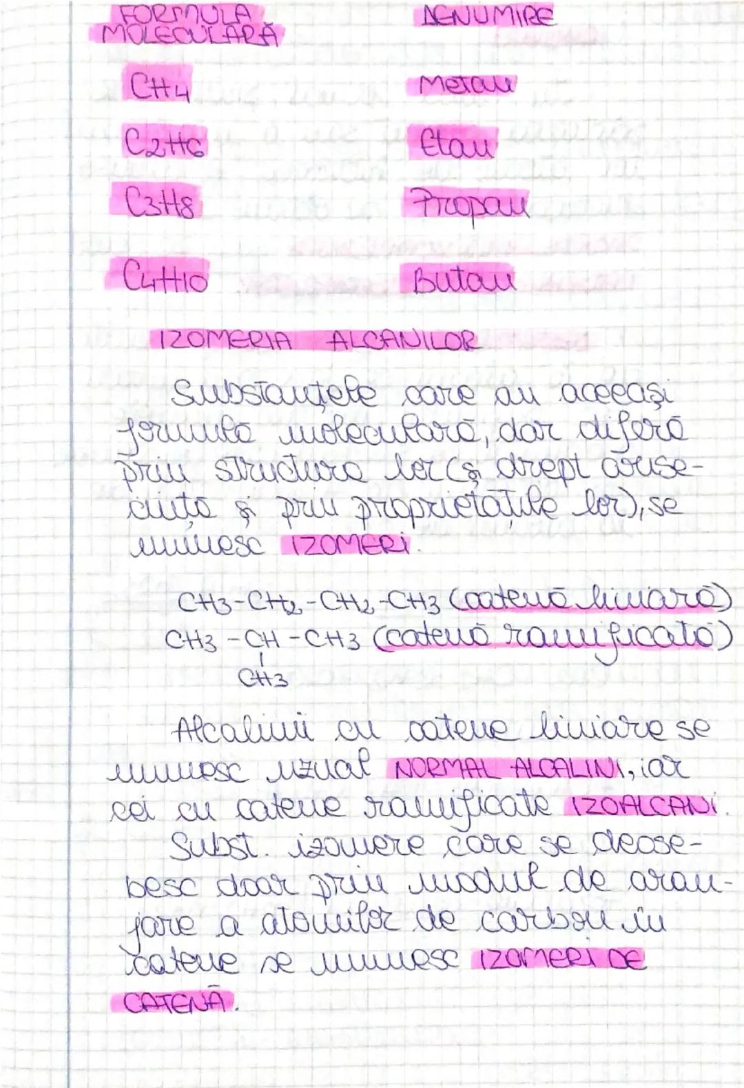 14.11.2023
# ALCALINI

ALCALINII sunt hidrocarburi aciclice
ce saturate
Formula generală a alcanilor
este $C_nH_{2n+2}$
# NENUMIREA ALCANILO
