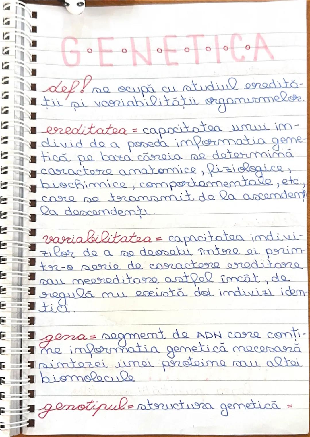 --- OCR Start ---

ма
ма
ма
Π
F
F
G・E・N・E・T・I・C・A
def! se ocupă cu studiul eredită-
ții și variabilității organusmelor.
ereditatea = capacit