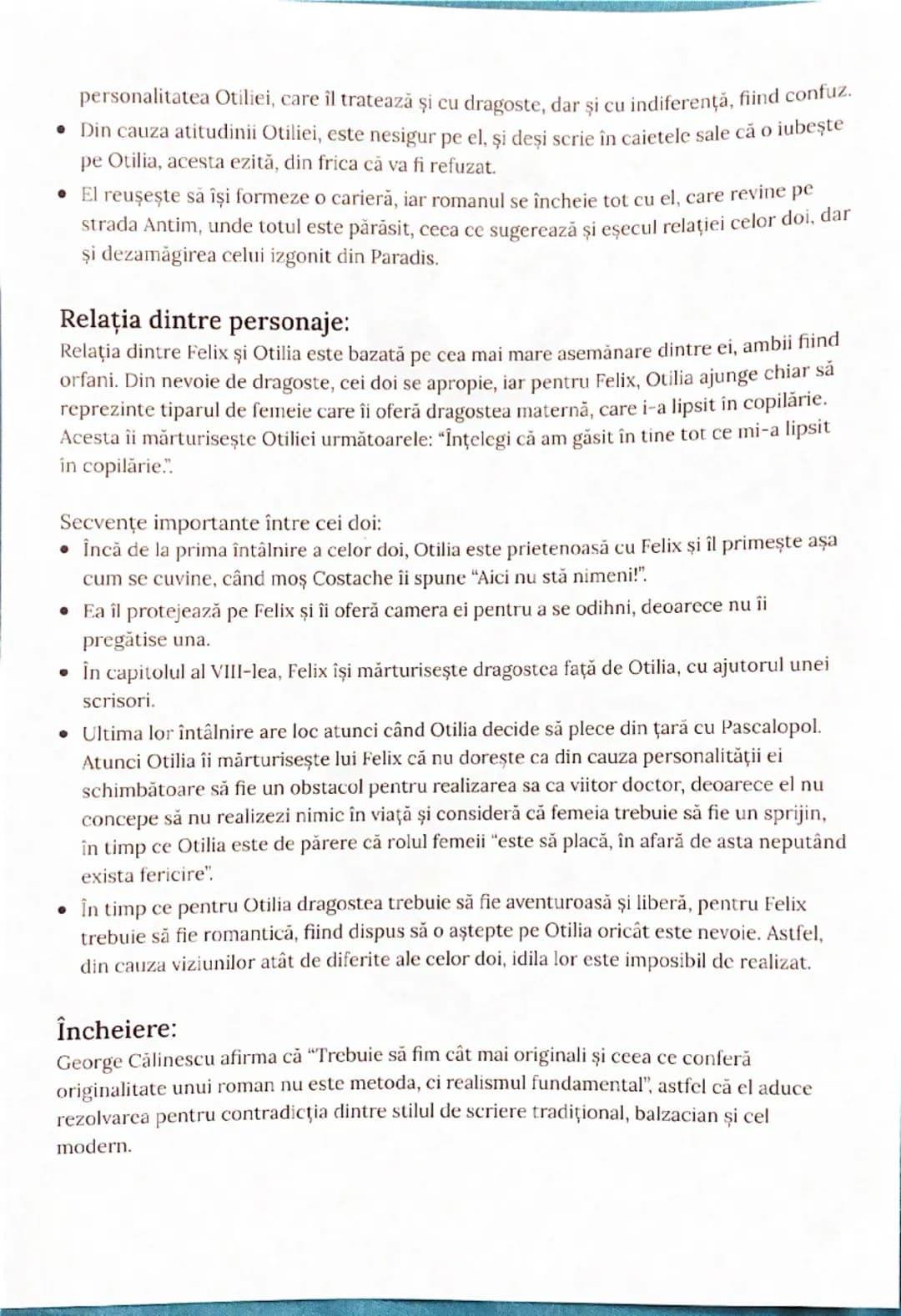 --- OCR Start ---
Enigma Otiliei
George Călinescu
Genul epic:
Genul epic cuprinde toate operele literare, în care cu ajutorul acțiunii şi al