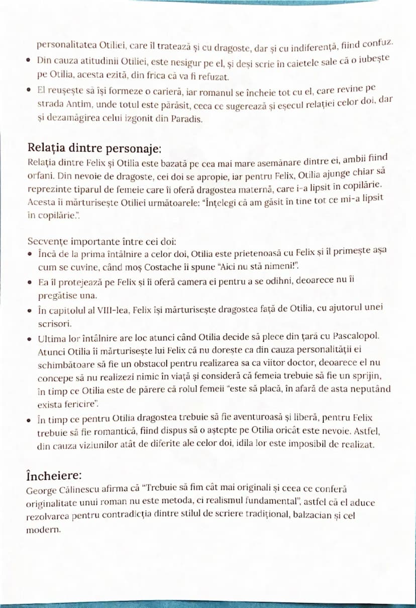 --- OCR Start ---
Enigma Otiliei
George Călinescu
Genul epic:
Genul epic cuprinde toate operele literare, în care cu ajutorul acțiunii şi al