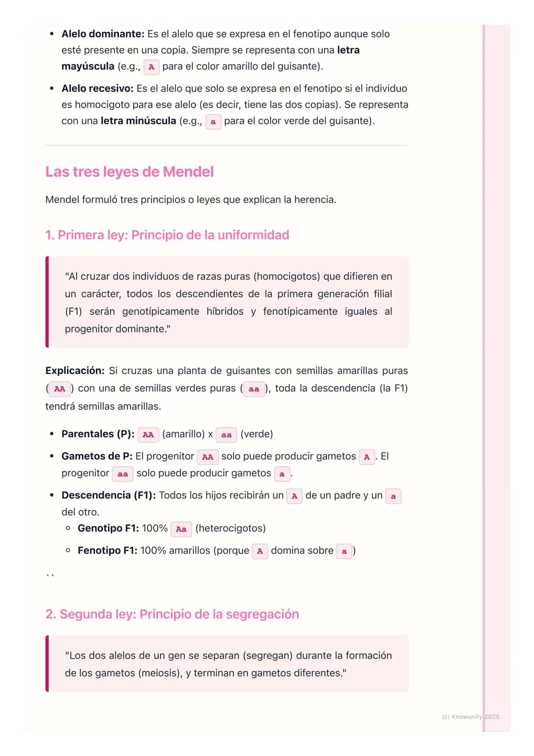 # Leyes de Mendel

Introducción a la genética mendeliana

Gregor Mendel fue un monje y botánico del siglo XIX que es considerado el
"padre d