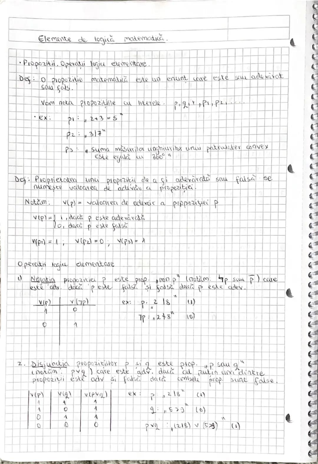 # 3. Conjunctia
propozitiilor $p$ si $q$ este propozitia '$p \land q$' (not: $p \land q$ ) care este adevarata daca ambele propozitii sunt a