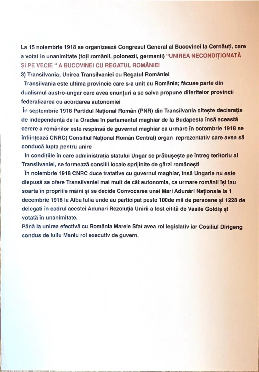 Statul român modern de la proiect politic la
realizarea ROMÂNIEI MARI
1. CONCEPTE
statul român modern = statul rezultat în urma unirii Moldo