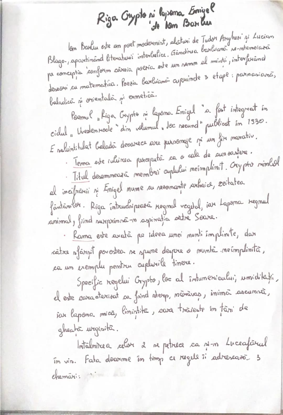 1. prima dată fata e îmbiata cu dulcată şi fragi, dar amână
cunoasterea prin intermediul iubirii.

2. a doua chemare emunță sacrificiul supr