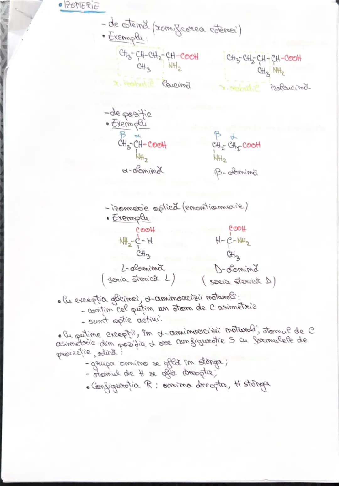 --- OCR Start ---
AMINOACIZI
• Compusi segomicu cu
Sumeticumi mixte, confim:
R-CH-COOH
NH2
-_{C_{OH}}^{=0}
grupa coreboxil
(acid)
si
-M_{2}
