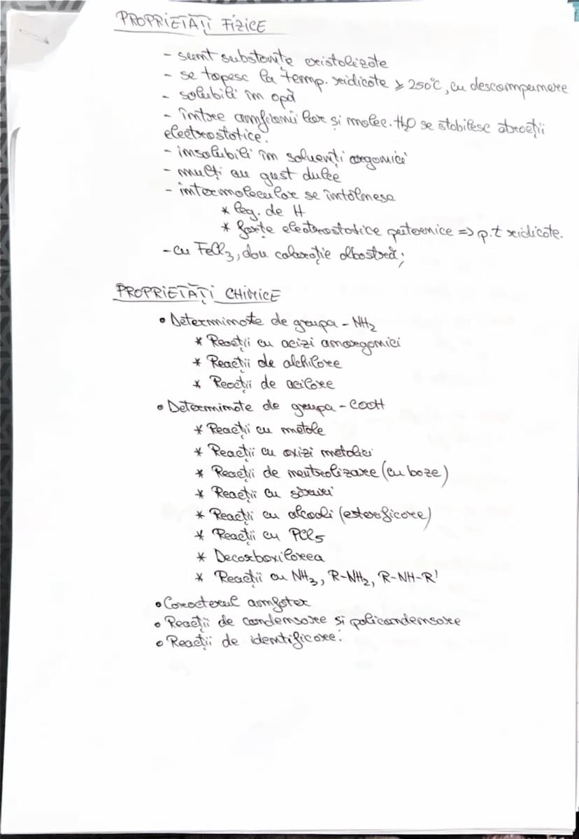 --- OCR Start ---
AMINOACIZI
• Compusi segomicu cu
Sumeticumi mixte, confim:
R-CH-COOH
NH2
-_{C_{OH}}^{=0}
grupa coreboxil
(acid)
si
-M_{2}
