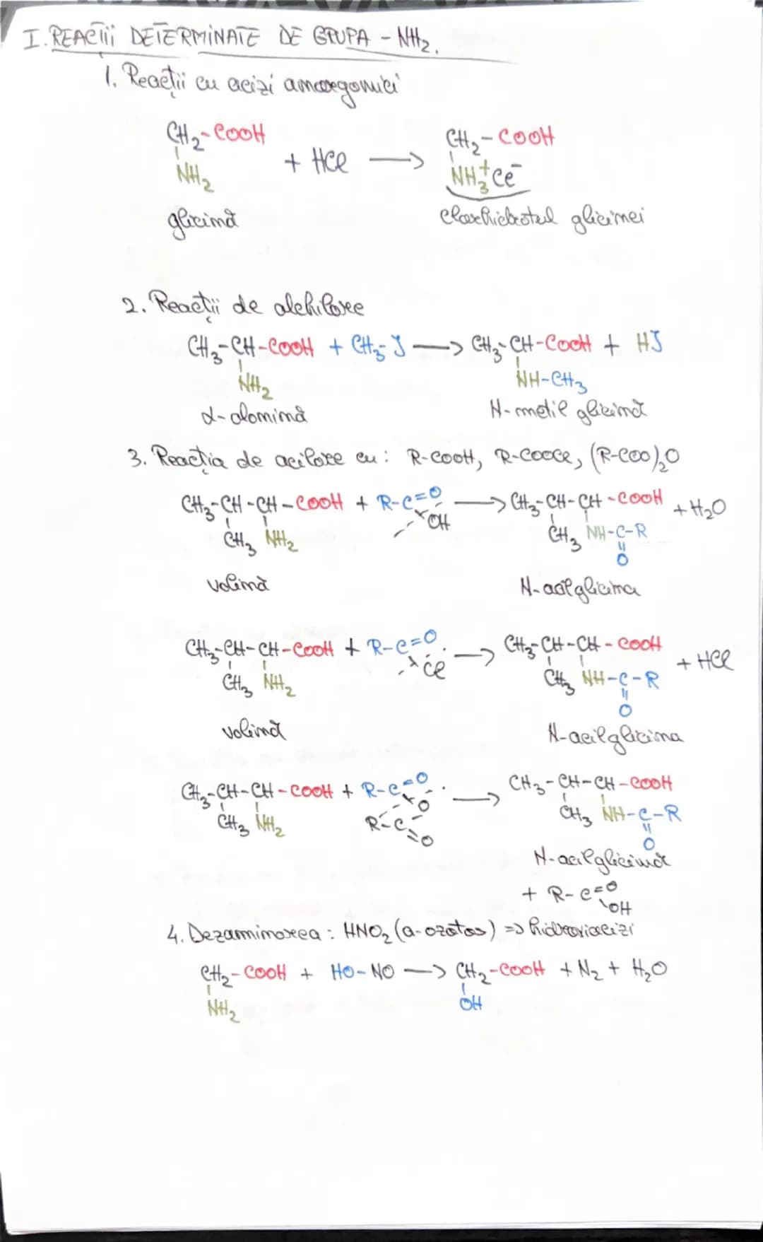 --- OCR Start ---
AMINOACIZI
• Compusi segomicu cu
Sumeticumi mixte, confim:
R-CH-COOH
NH2
-_{C_{OH}}^{=0}
grupa coreboxil
(acid)
si
-M_{2}
