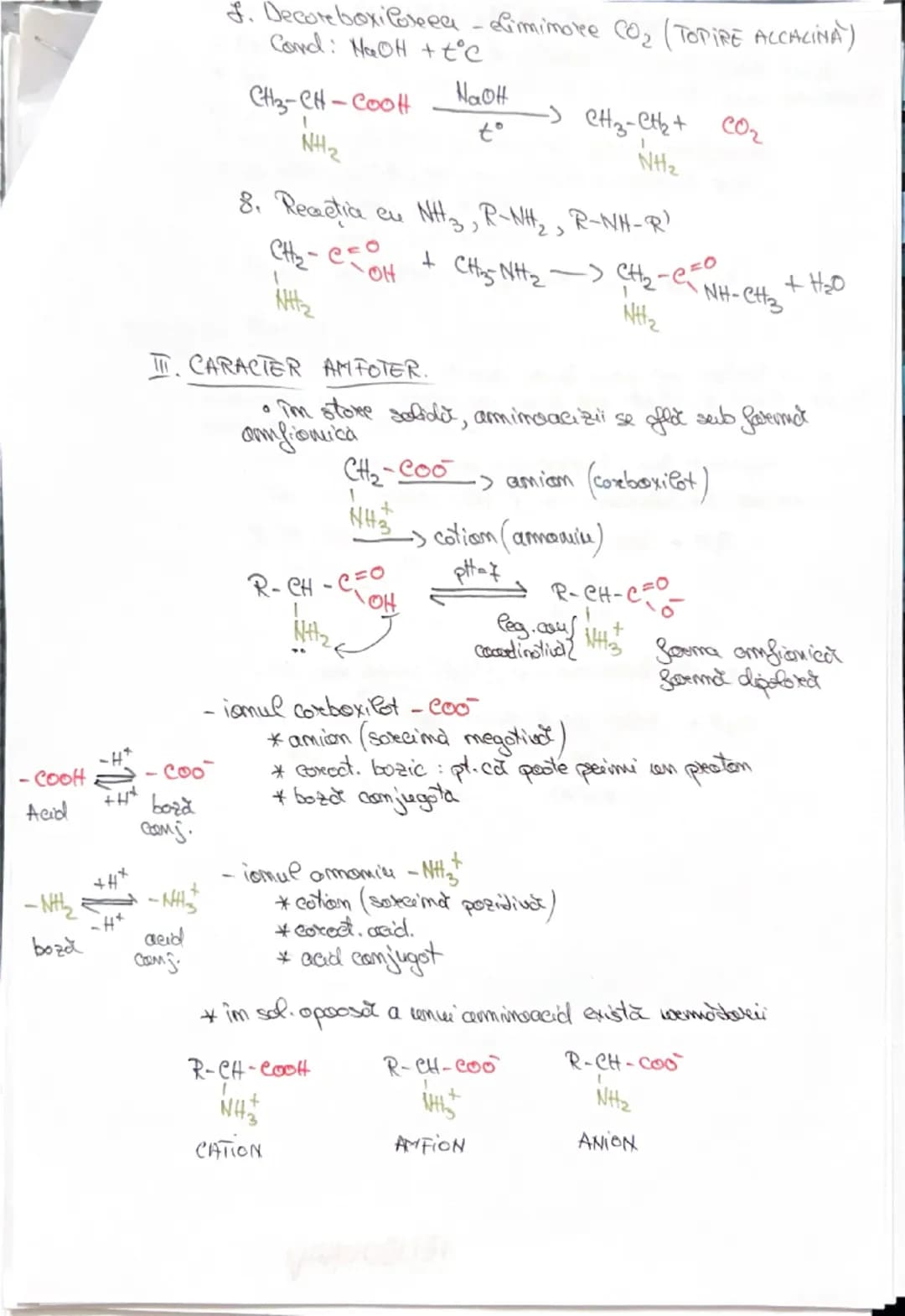 --- OCR Start ---
AMINOACIZI
• Compusi segomicu cu
Sumeticumi mixte, confim:
R-CH-COOH
NH2
-_{C_{OH}}^{=0}
grupa coreboxil
(acid)
si
-M_{2}
