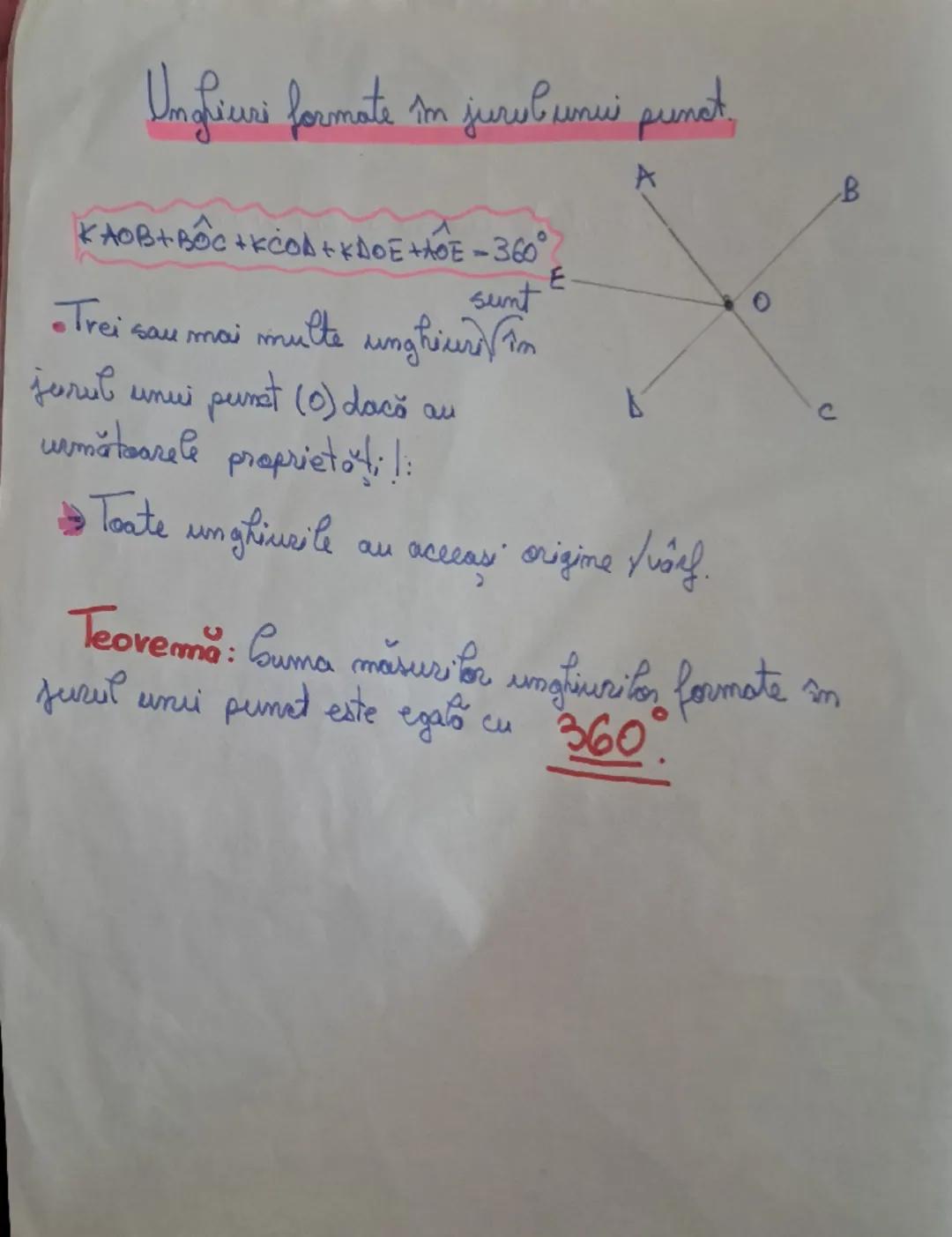 # Unghiul

Reuniunea a două semideeste care au aceeasi origine se
numeste UNCHI.

0

A

*AOB sau 6.

B

Clasificarea unghiurilon

a) impropr