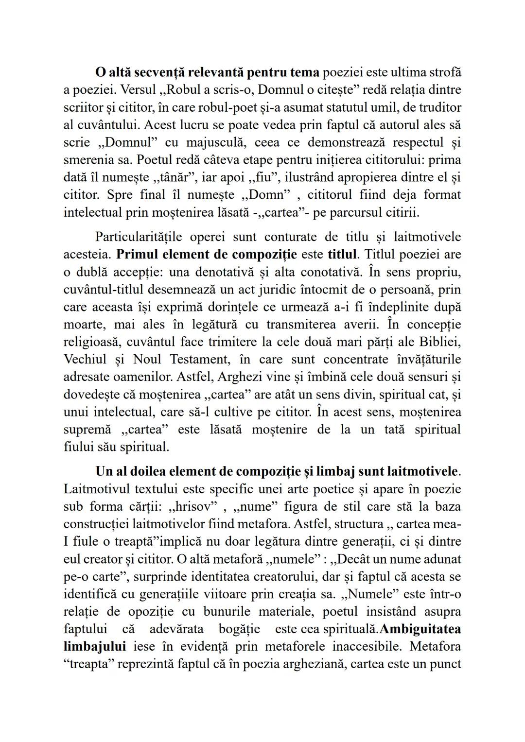 PARTICULARITĂŢILE POEZIEI TESTAMENT DE TUDOR ARGHEZI
Modernismul este un curent literar, manifestat cu predilecție în
perioada interbelică, 