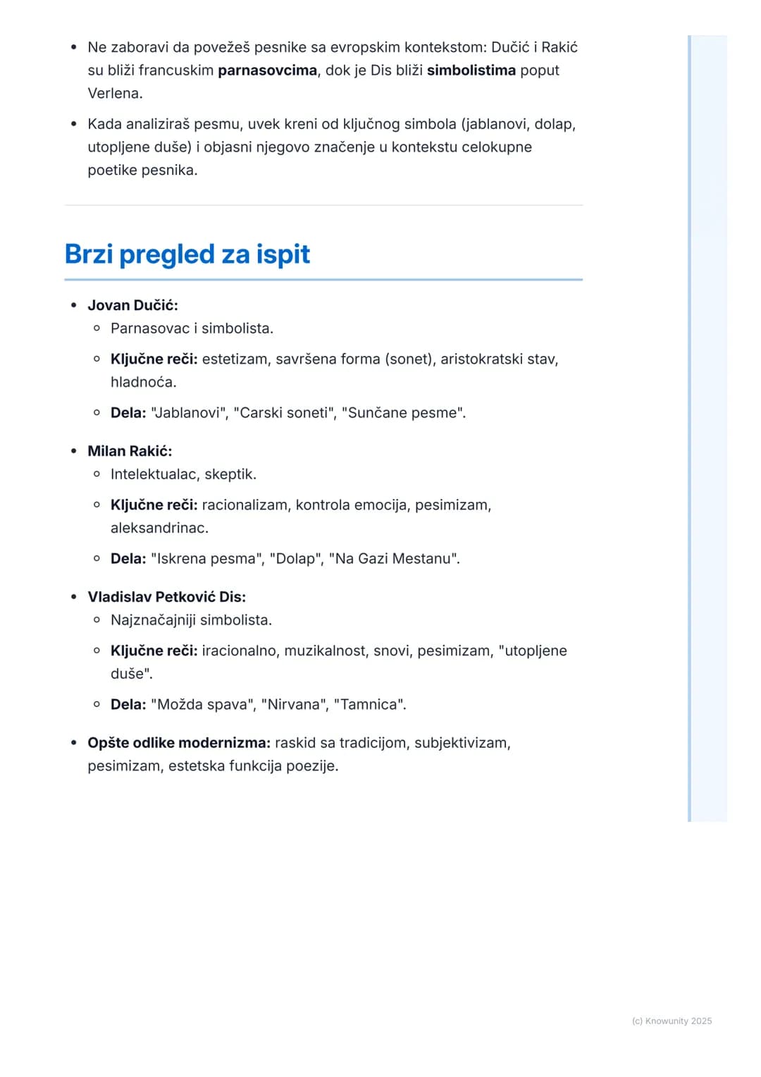 # Poezija srpskog modernizma
(Jovan Dučić, Milan Rakić,
Vladislav Petković Dis)

Uvod u poeziju srpskog modernizma

Poezija srpskog moderniz