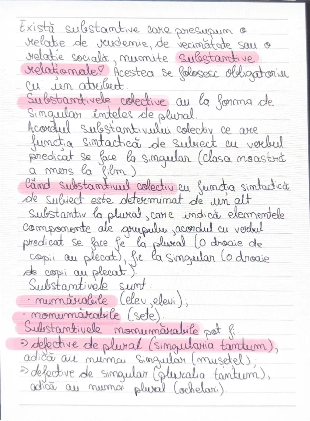 --- OCR Start ---
Substantivul. Felurile substantivului.
Substantivul este partea de vorbire
care denumeste fiinte, lucruri, femomone
ale na