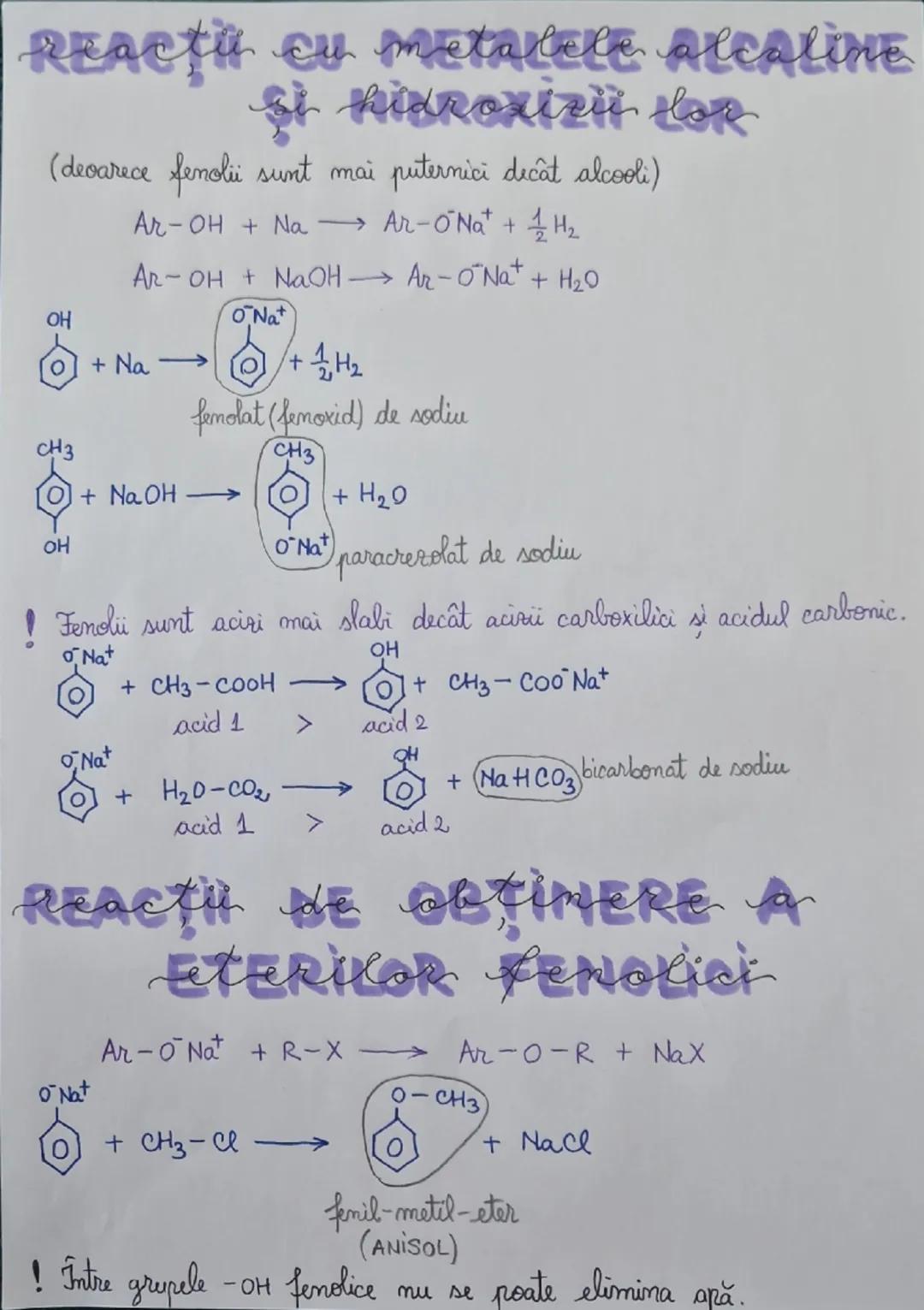 # FENOLI

OH

FENOL
obtinerea de medicamente, cobranti, novolac, bachelita,
fibre sintetice, ierbicide, soluţii antiseptice

CH3

OH

ORTO-C