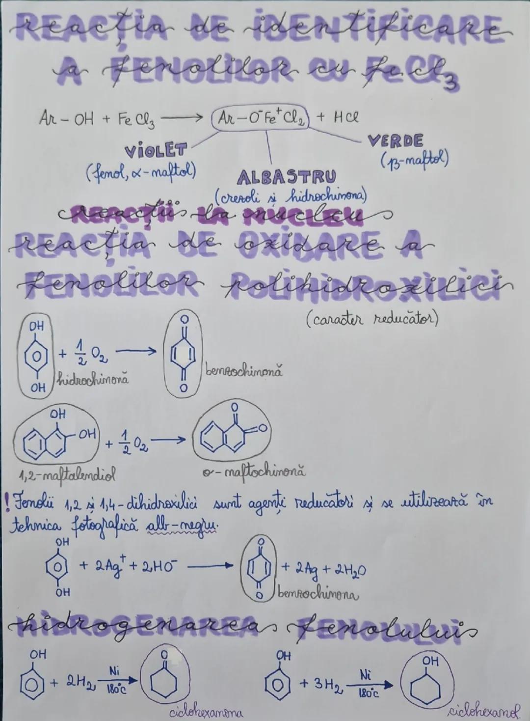 # FENOLI

OH

FENOL
obtinerea de medicamente, cobranti, novolac, bachelita,
fibre sintetice, ierbicide, soluţii antiseptice

CH3

OH

ORTO-C