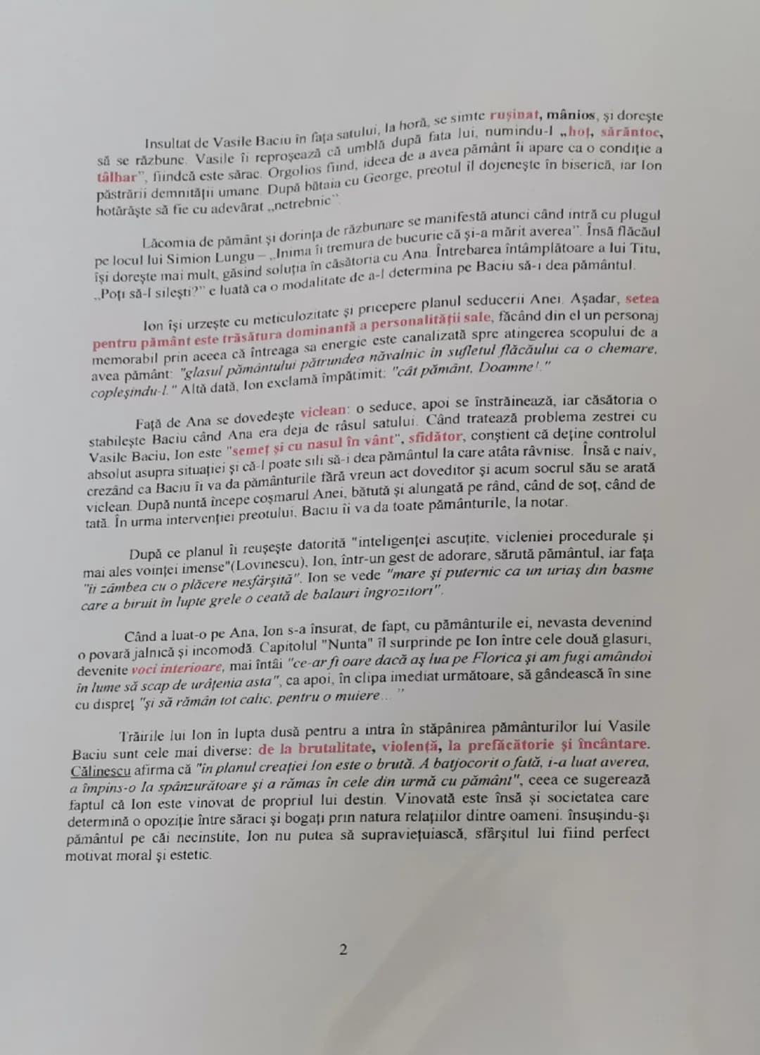 # Caracterizarea lui Ion
Publicat în 1920, romanul *Ion* reprezintă primul roman al lui Liviu Rebreanu,
o capodoperă care înfăţişesză univer
