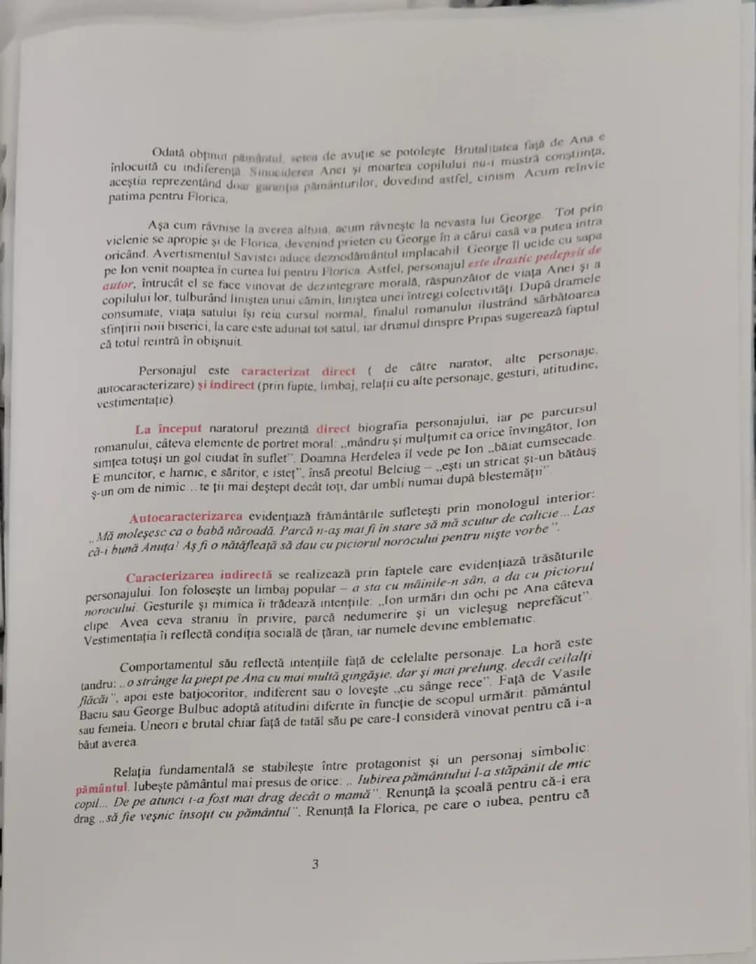 # Caracterizarea lui Ion
Publicat în 1920, romanul *Ion* reprezintă primul roman al lui Liviu Rebreanu,
o capodoperă care înfăţişesză univer