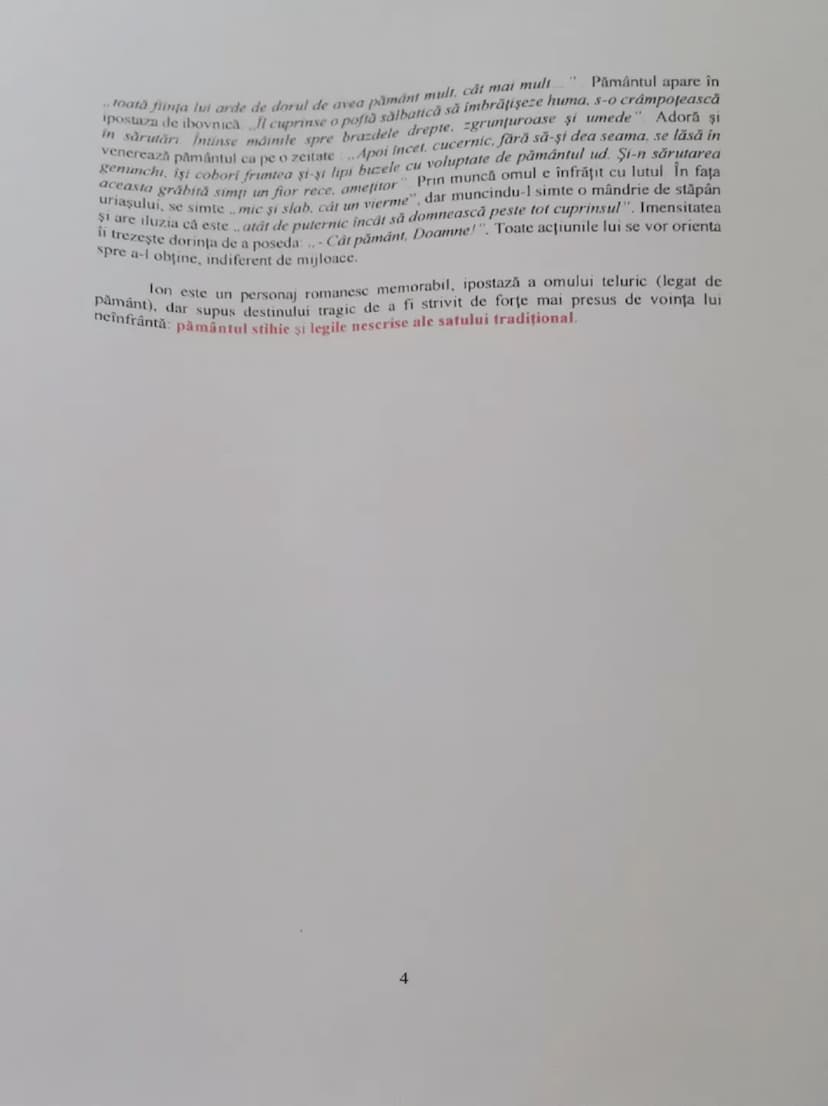 # Caracterizarea lui Ion
Publicat în 1920, romanul *Ion* reprezintă primul roman al lui Liviu Rebreanu,
o capodoperă care înfăţişesză univer