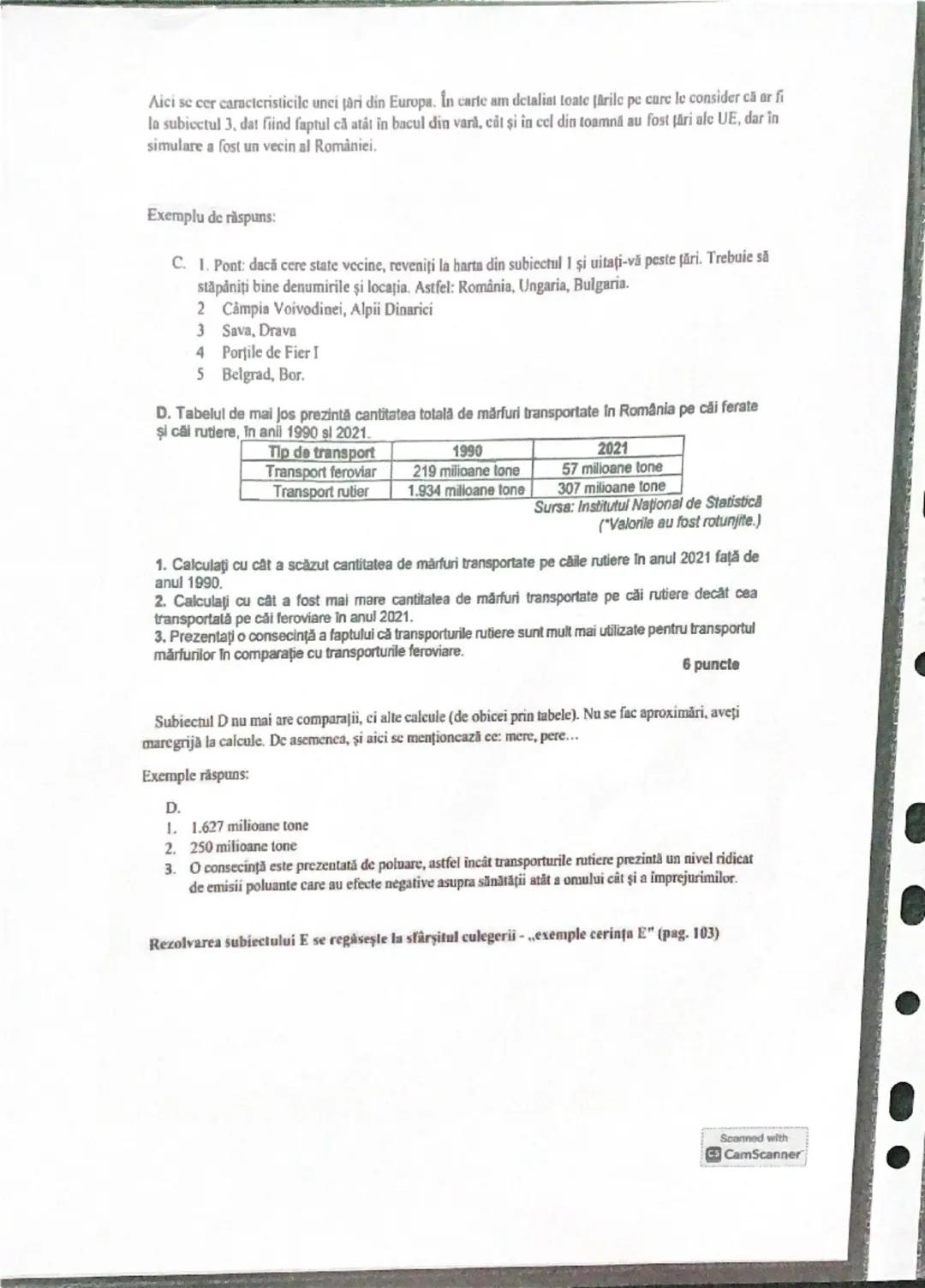 --- OCR Start ---
SUBIECT BACALAUREAT GEOGRAFIE-STRUCTURA+SFATURI
EXEMPLU PE SUBIECTUL DE LA SIMULAREA DIN MARTIE 2023.
SUBIECTULI
A
Legenda